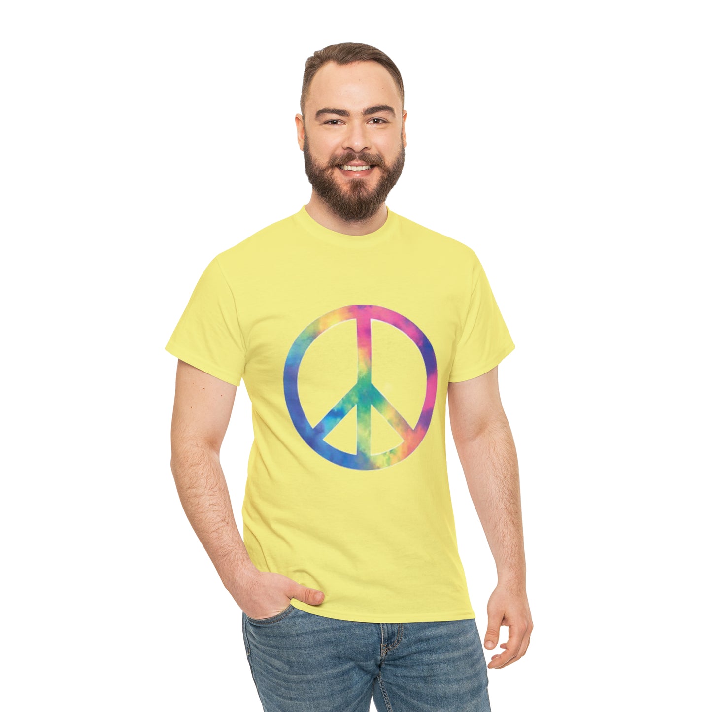 Peace- Unisex Heavy Cotton Tee