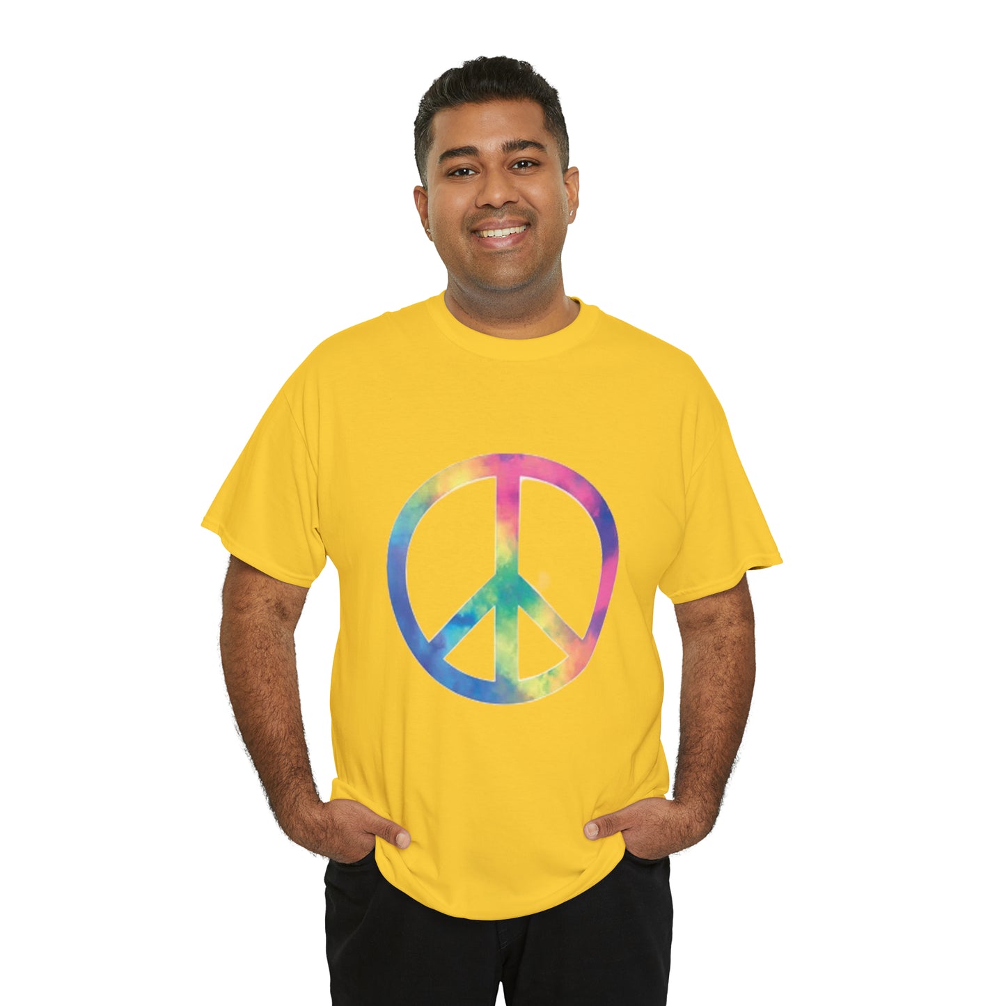 Peace- Unisex Heavy Cotton Tee
