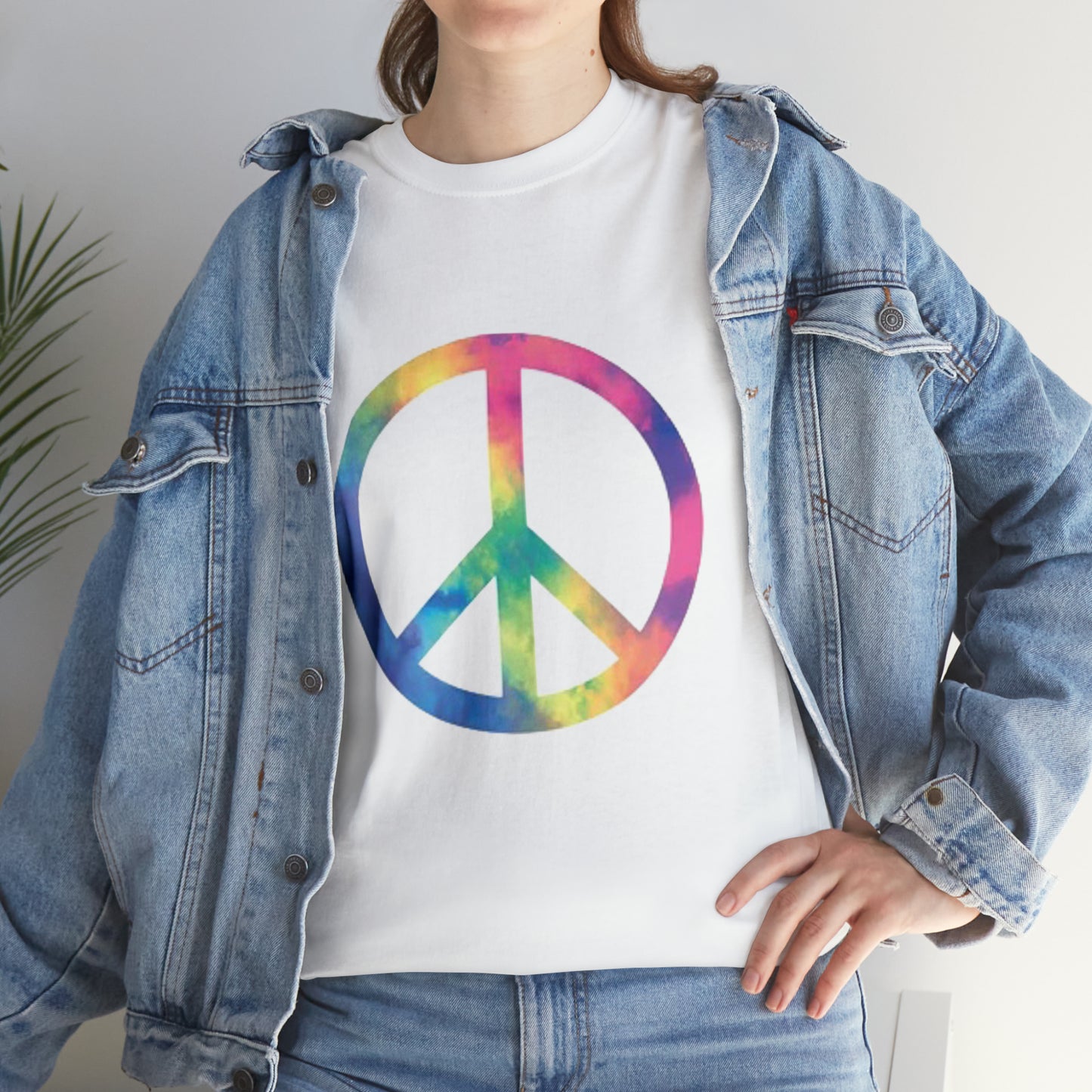 Peace- Unisex Heavy Cotton Tee