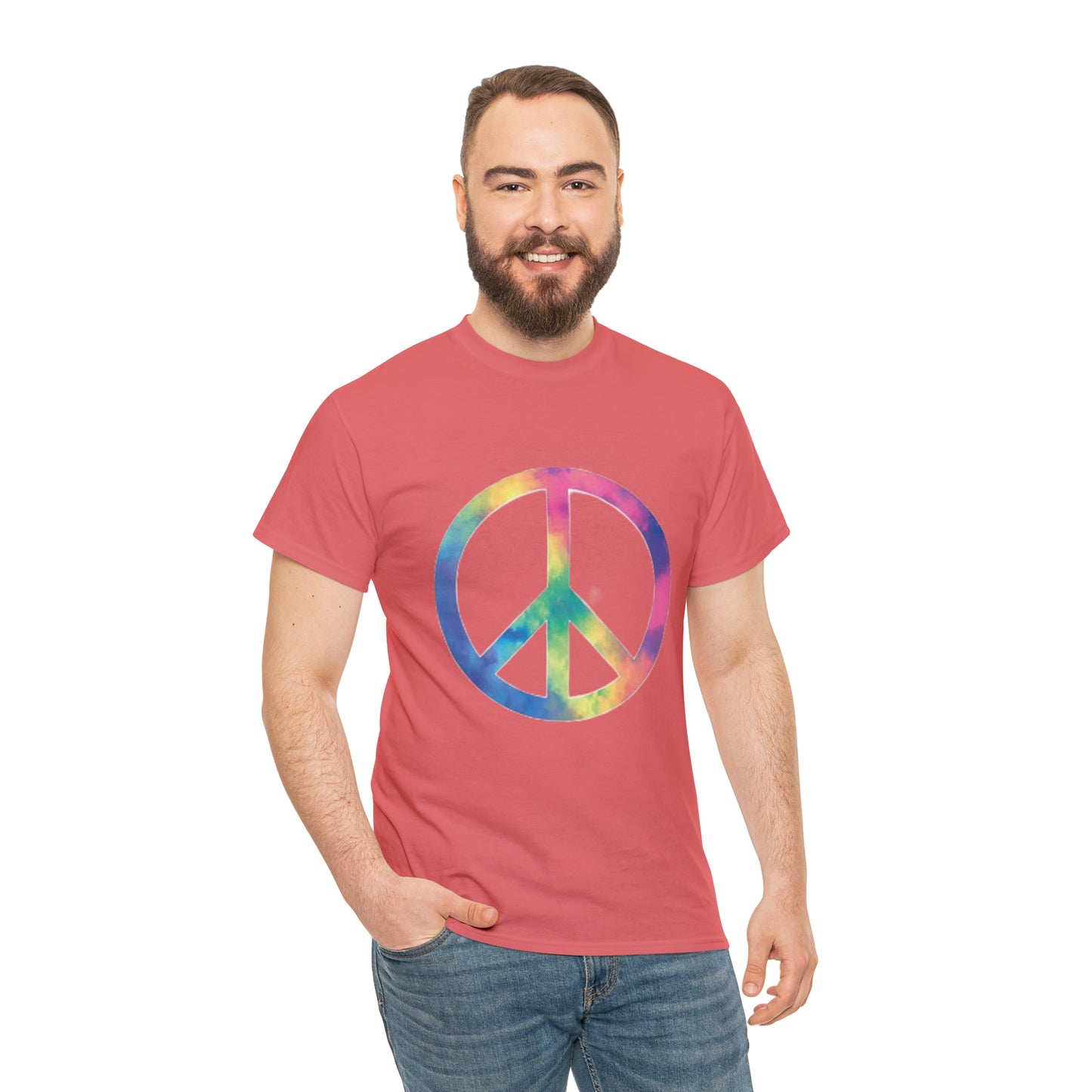 Peace- Unisex Heavy Cotton Tee