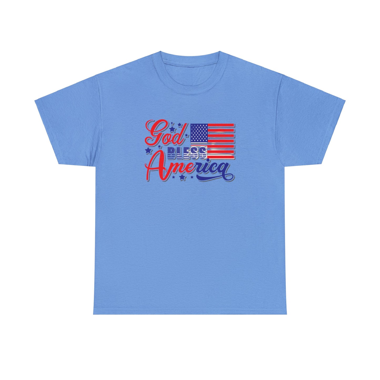 God bless America Heavy Cotton Tee shirt