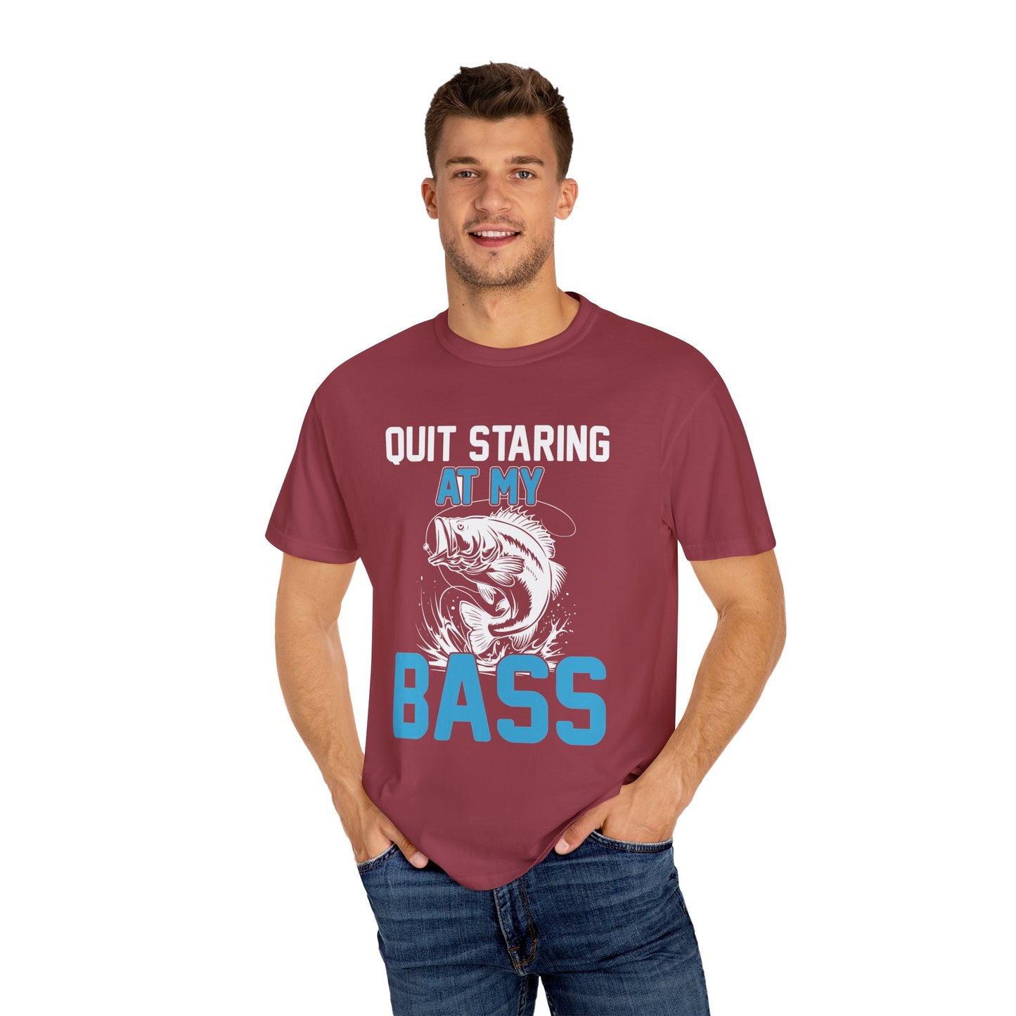 Fishing Enthusiast Graphic Tee, Funny Bass Fishing T-Shirt, Great for Outdoorsmen, Perfect Gift for Anglers, Unisex Beachwear