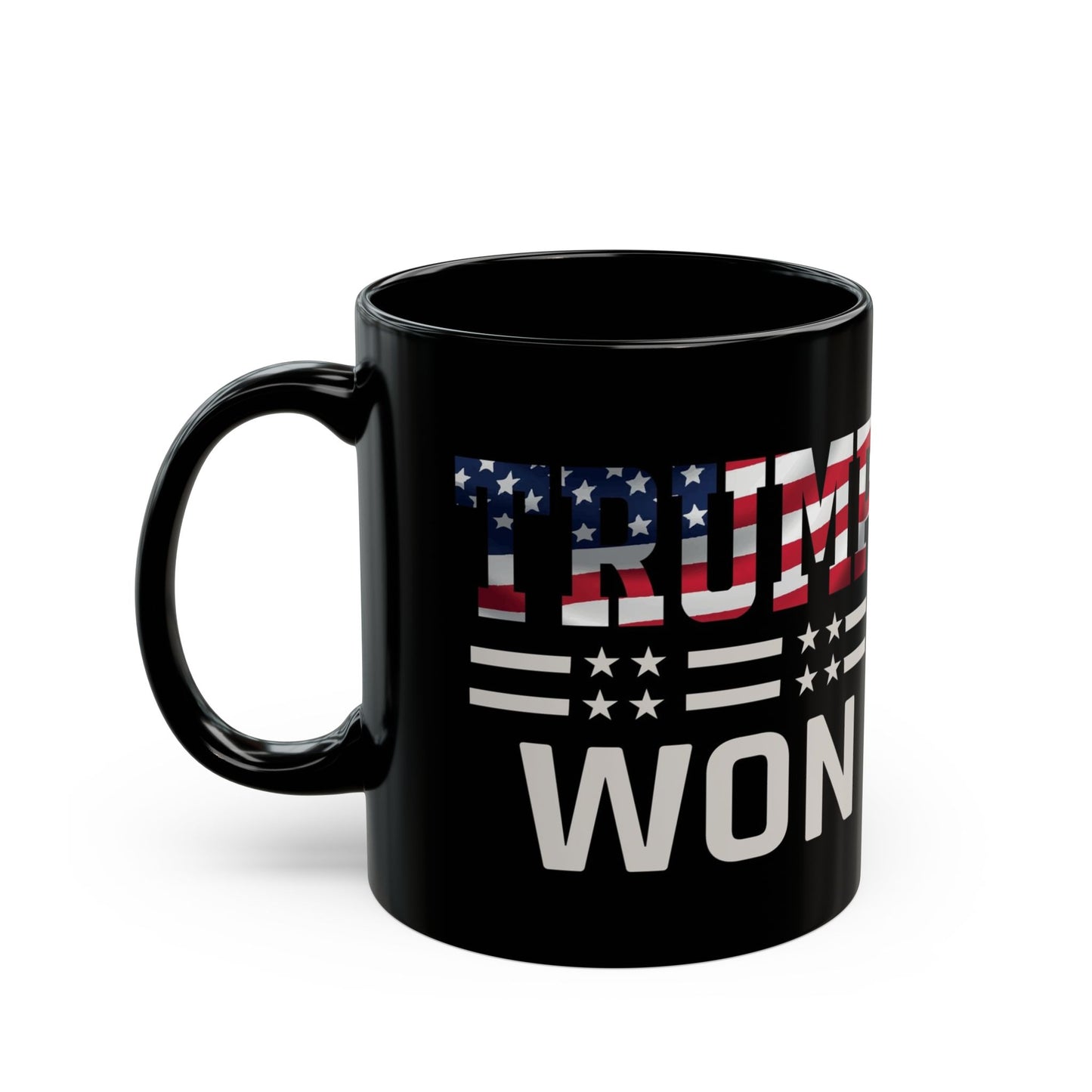 Trump won - Black Mug (11oz, 15oz)