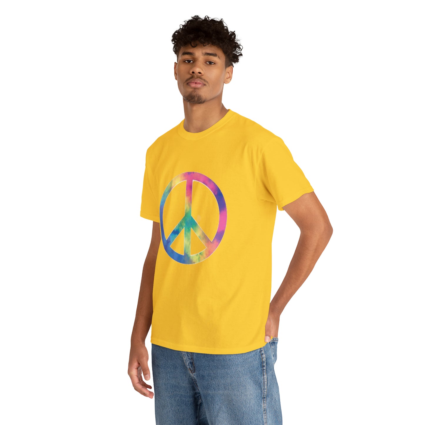 Peace- Unisex Heavy Cotton Tee