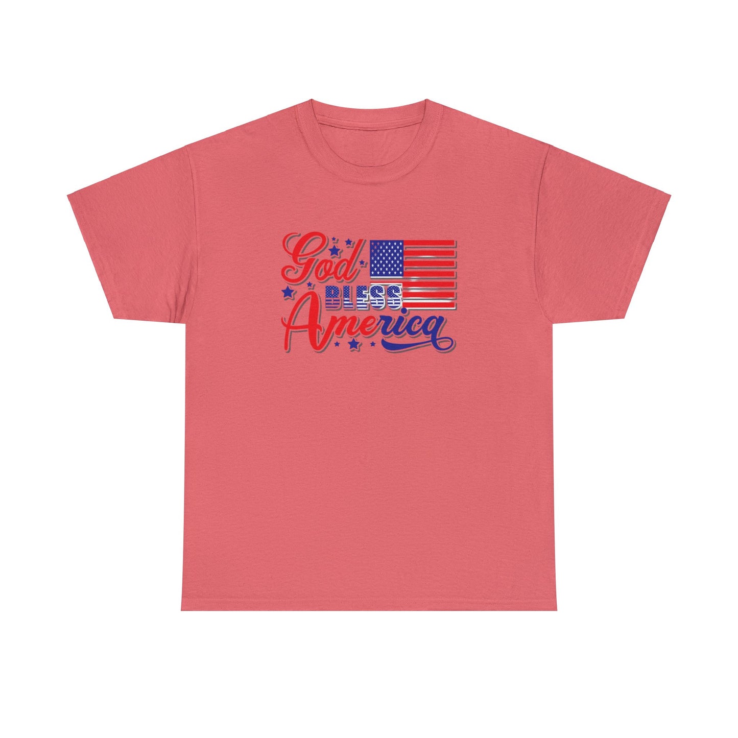 God bless America Heavy Cotton Tee shirt