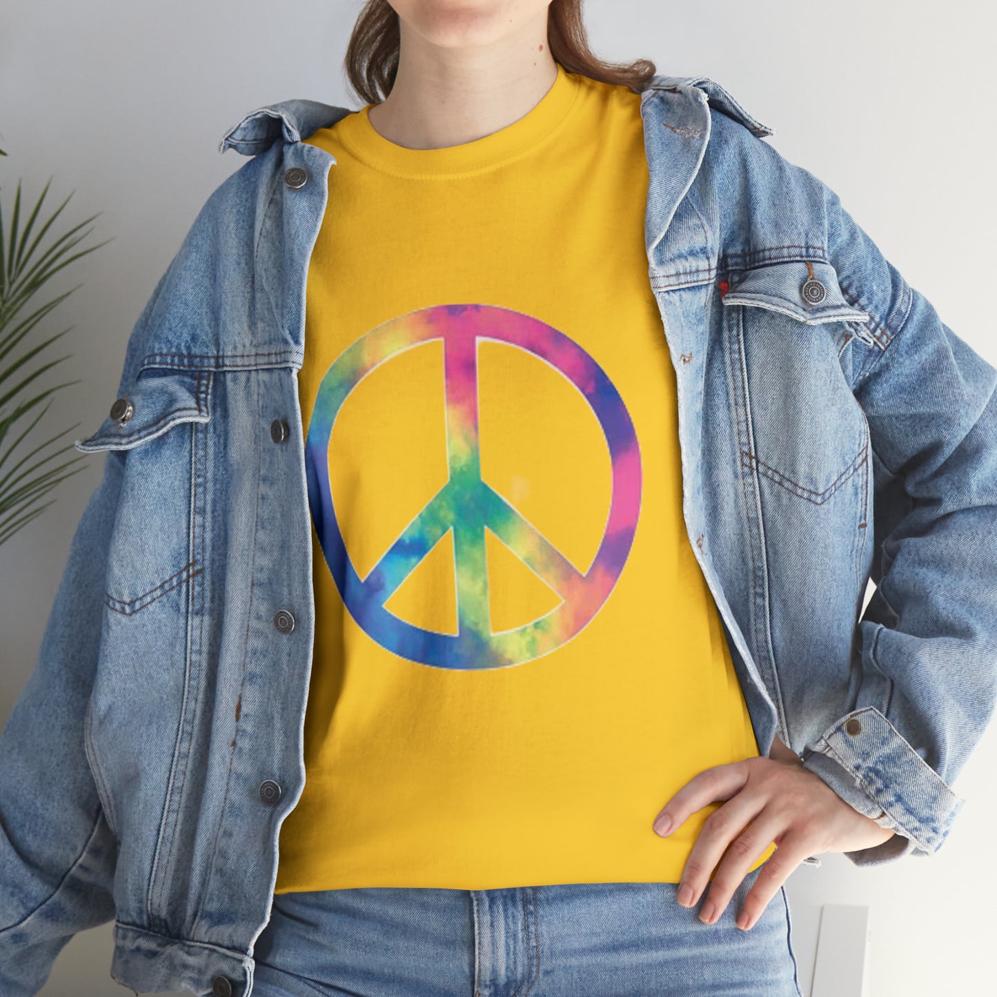 Peace- Unisex Heavy Cotton Tee