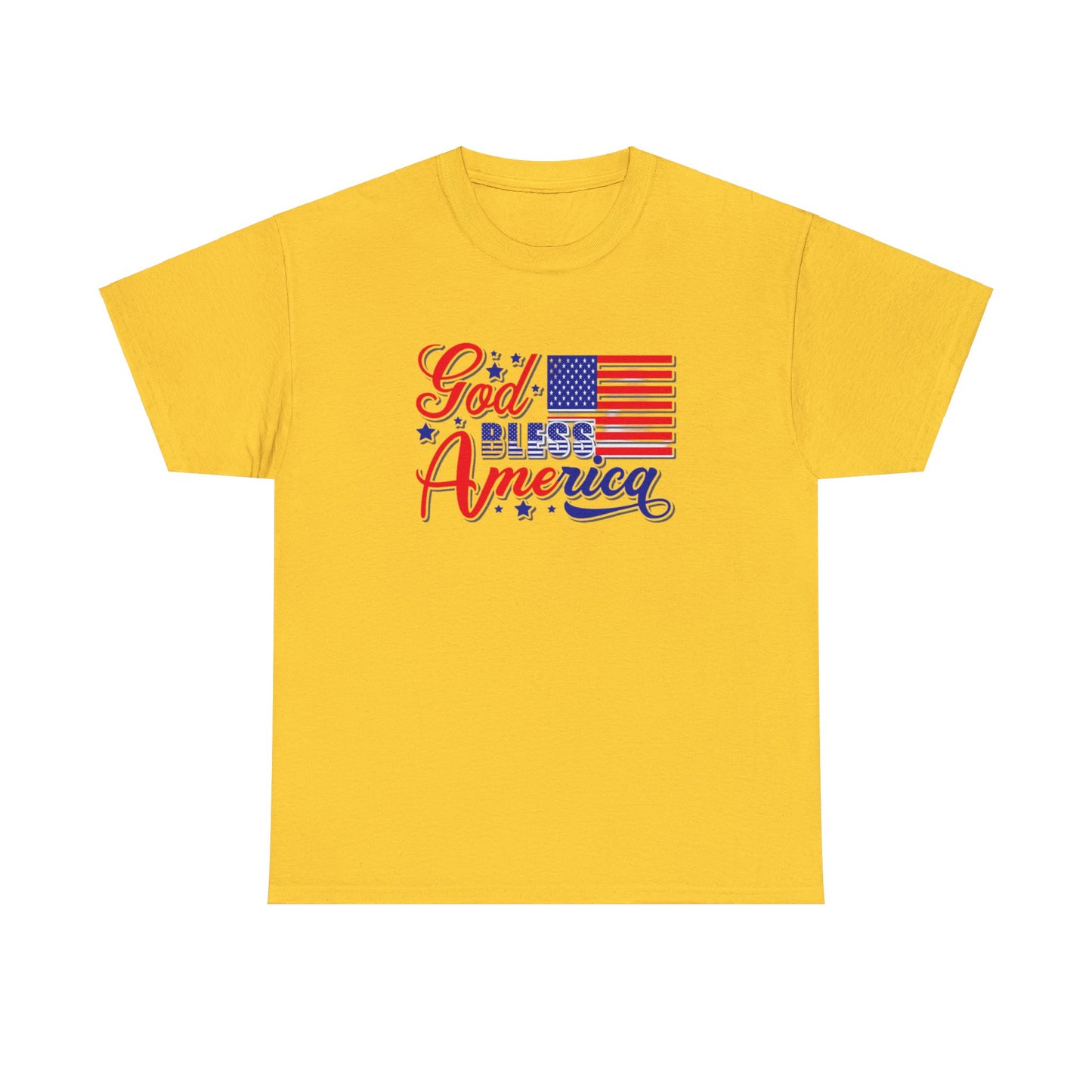 God bless America Heavy Cotton Tee shirt