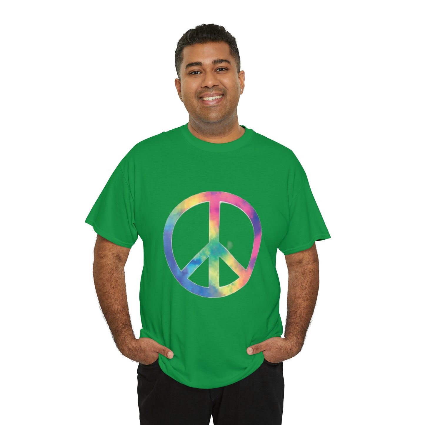 Peace- Unisex Heavy Cotton Tee
