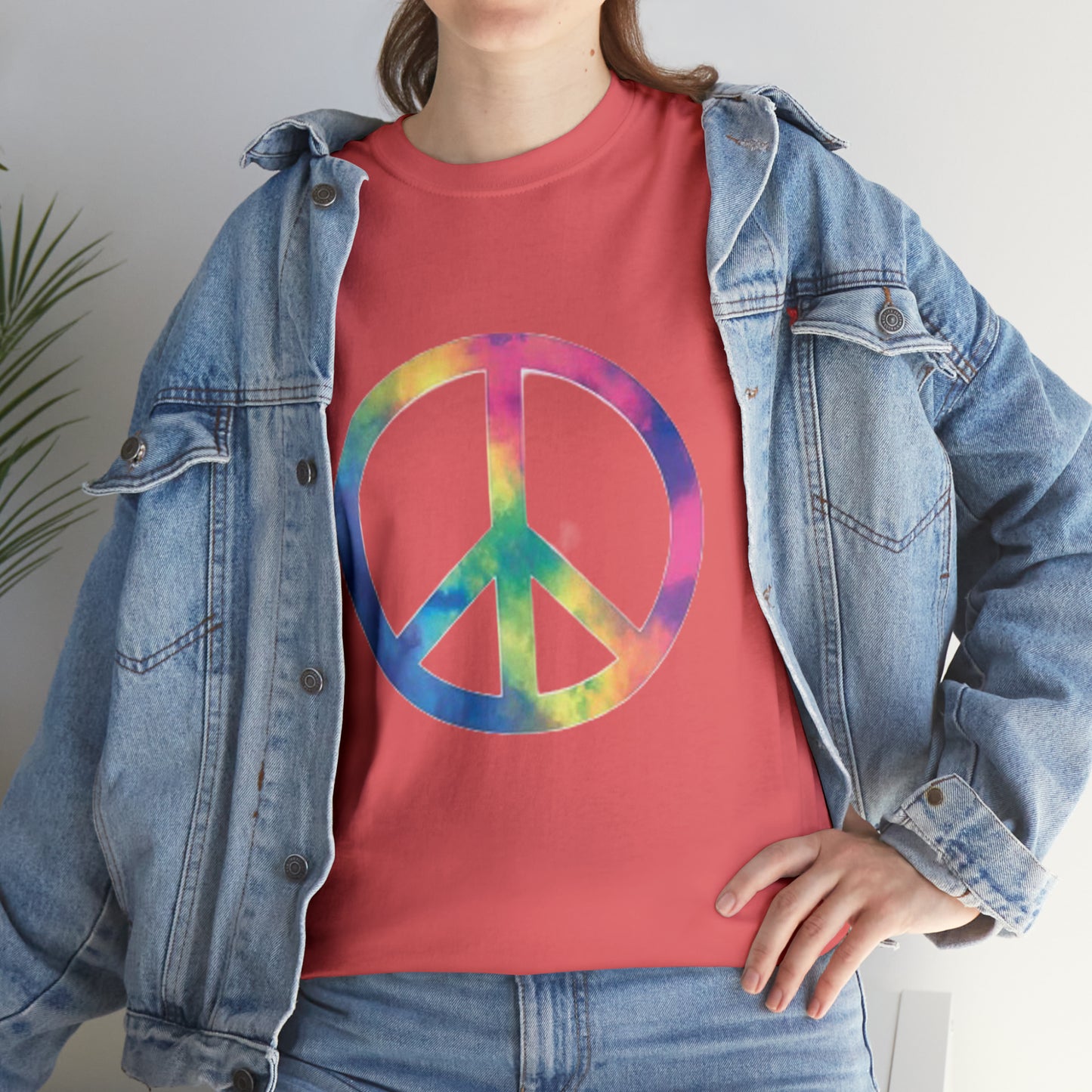 Peace- Unisex Heavy Cotton Tee