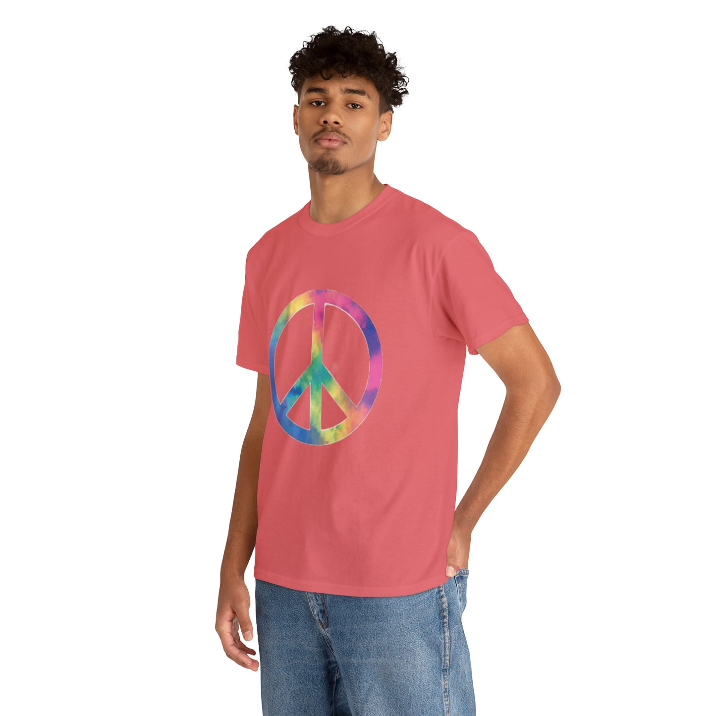 Peace- Unisex Heavy Cotton Tee