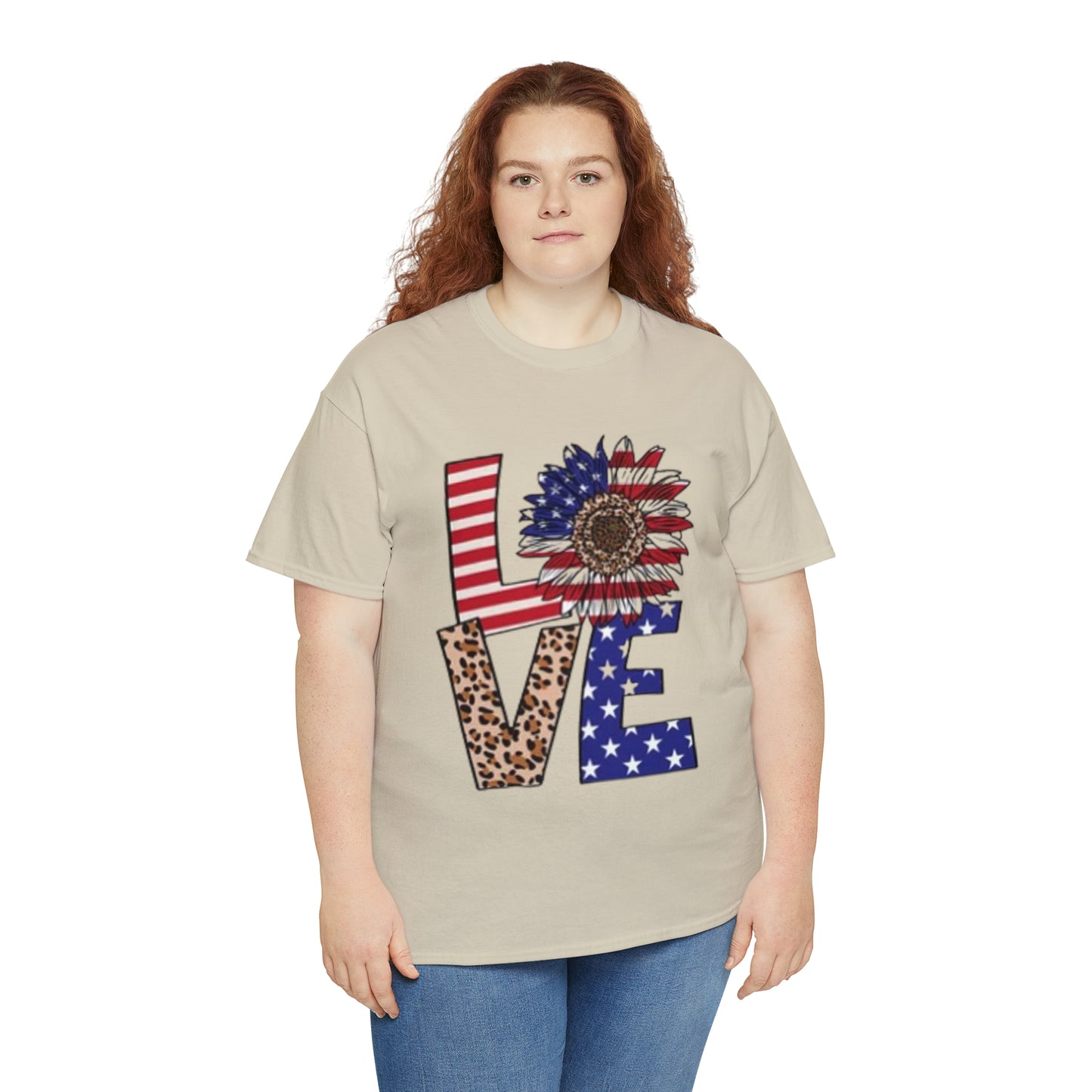 USA love- Heavy Cotton Tee