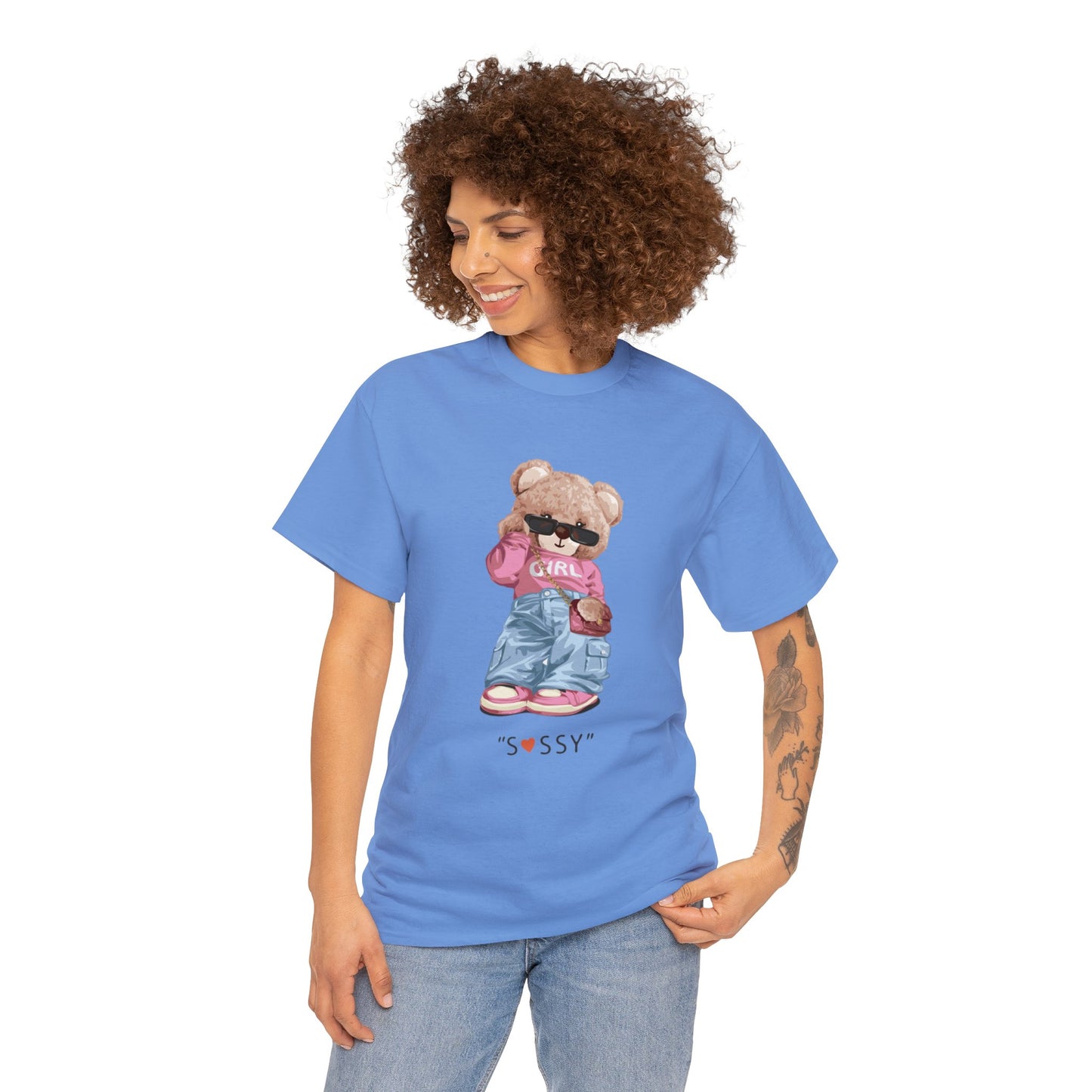 Sassy bear- Heavy Cotton Tee Shirt
