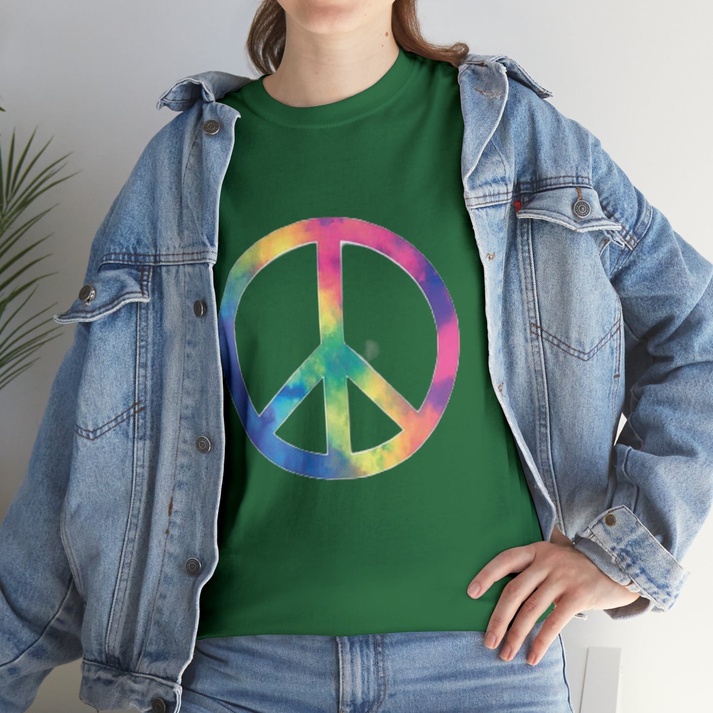 Peace- Unisex Heavy Cotton Tee