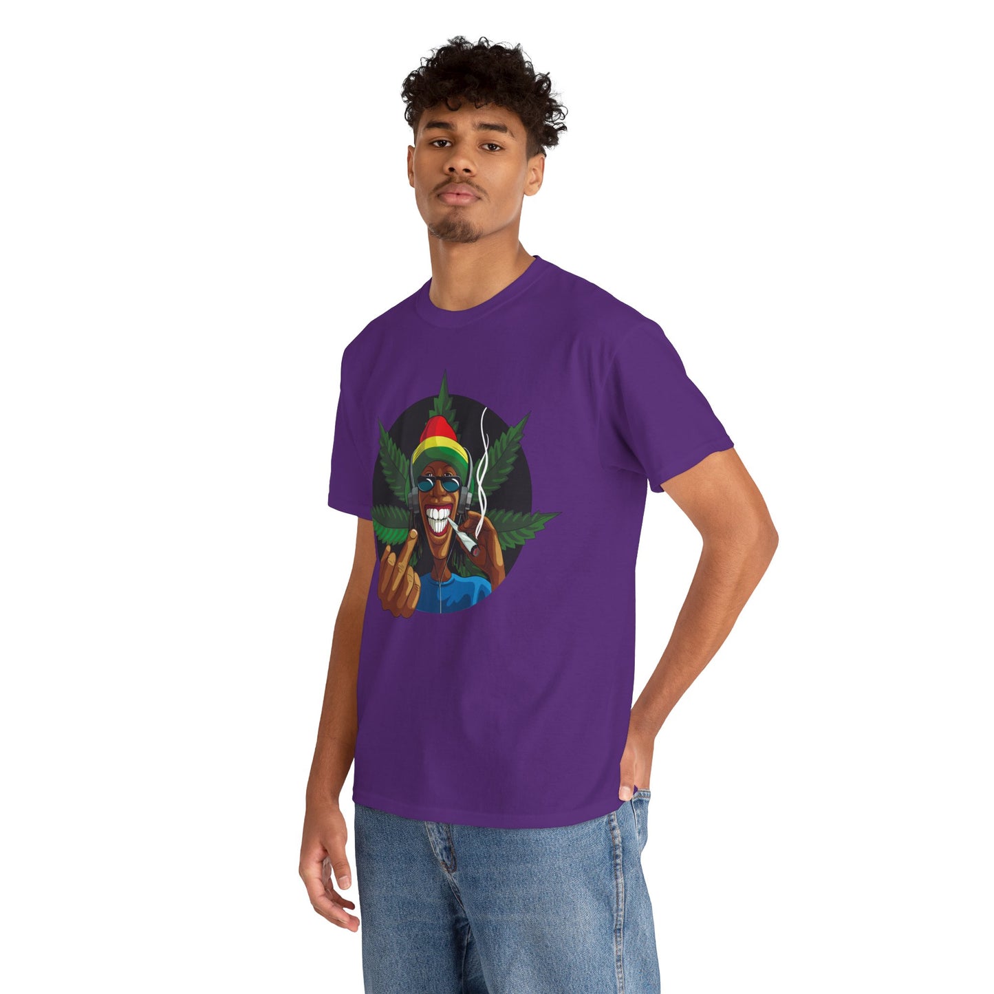 Fu # weed- Unisex Heavy Cotton Tee shirt