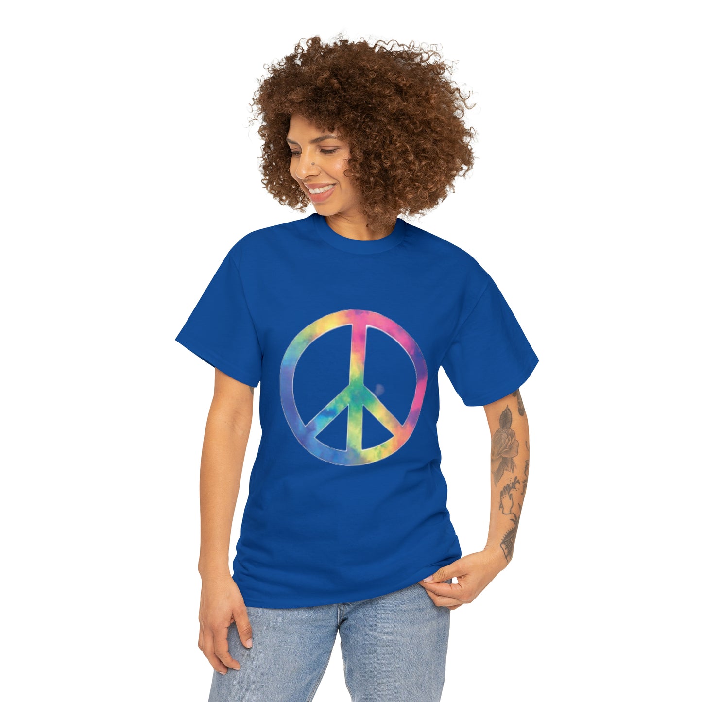 Peace- Unisex Heavy Cotton Tee