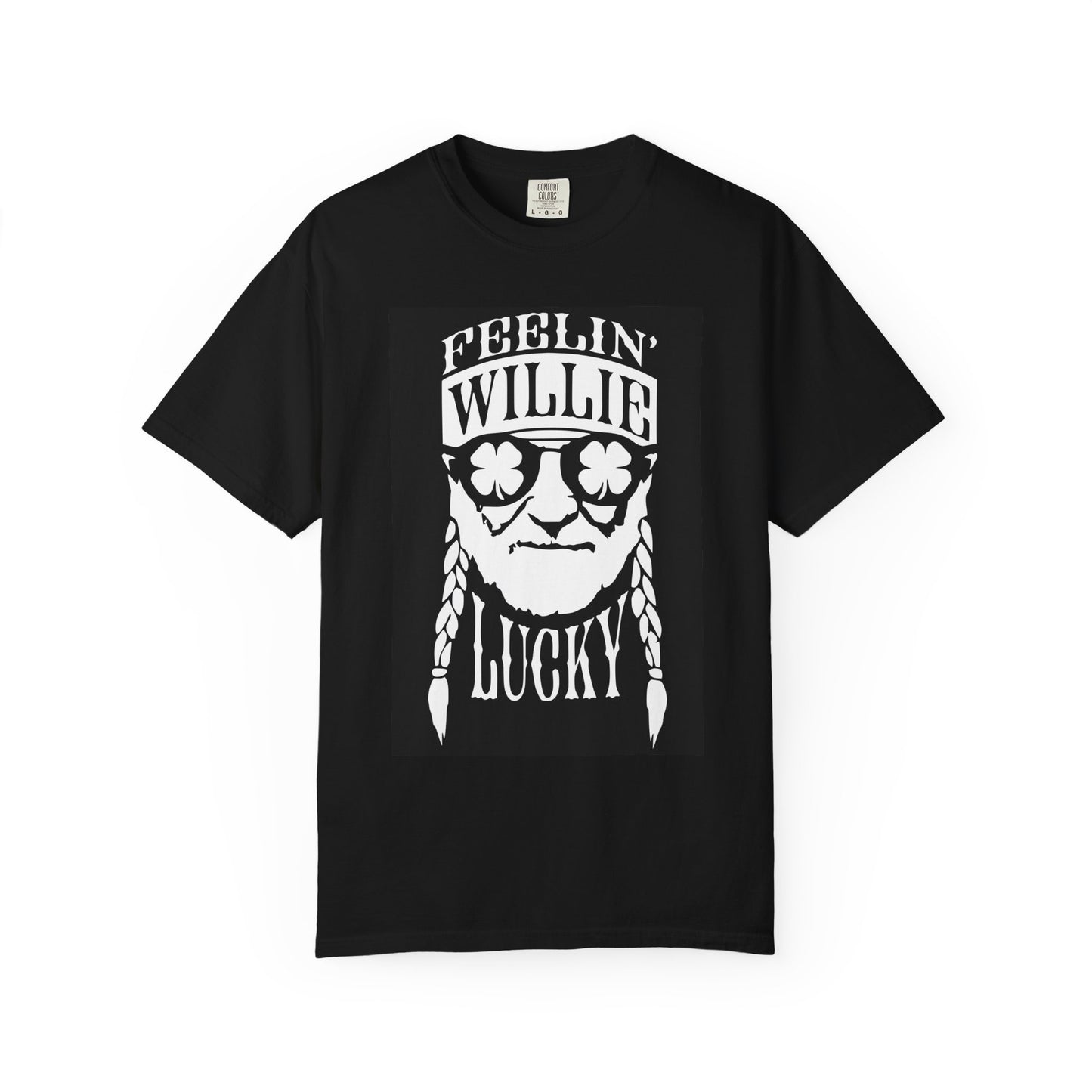 Lucky Feelin' Willie Unisex Garment-Dyed T-Shirt