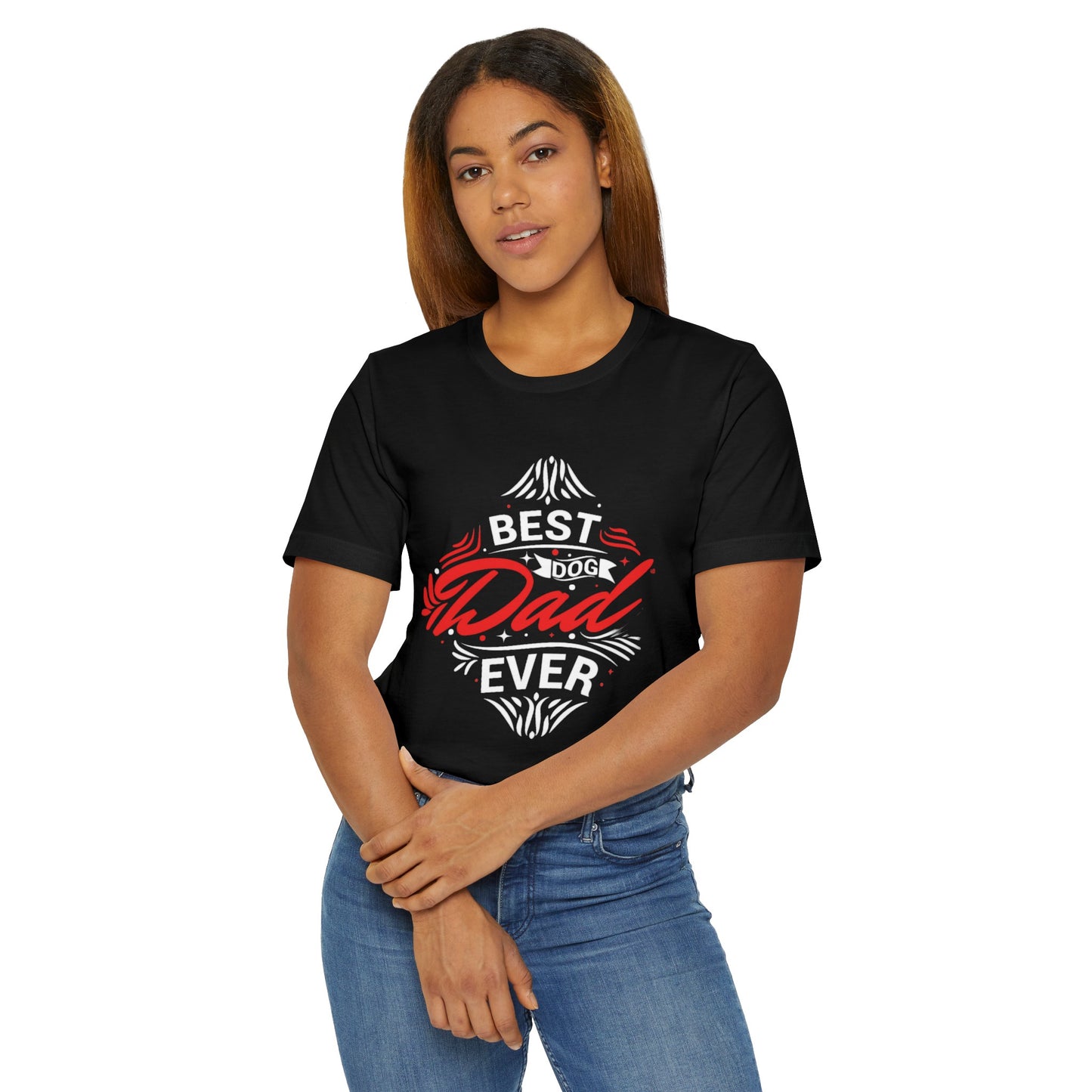 Best dog dad ever — Jersey T-Shirt