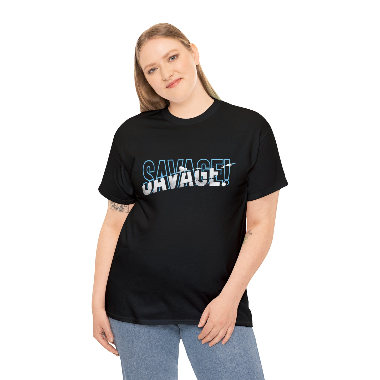 Savage- Heavy Cotton Tee
