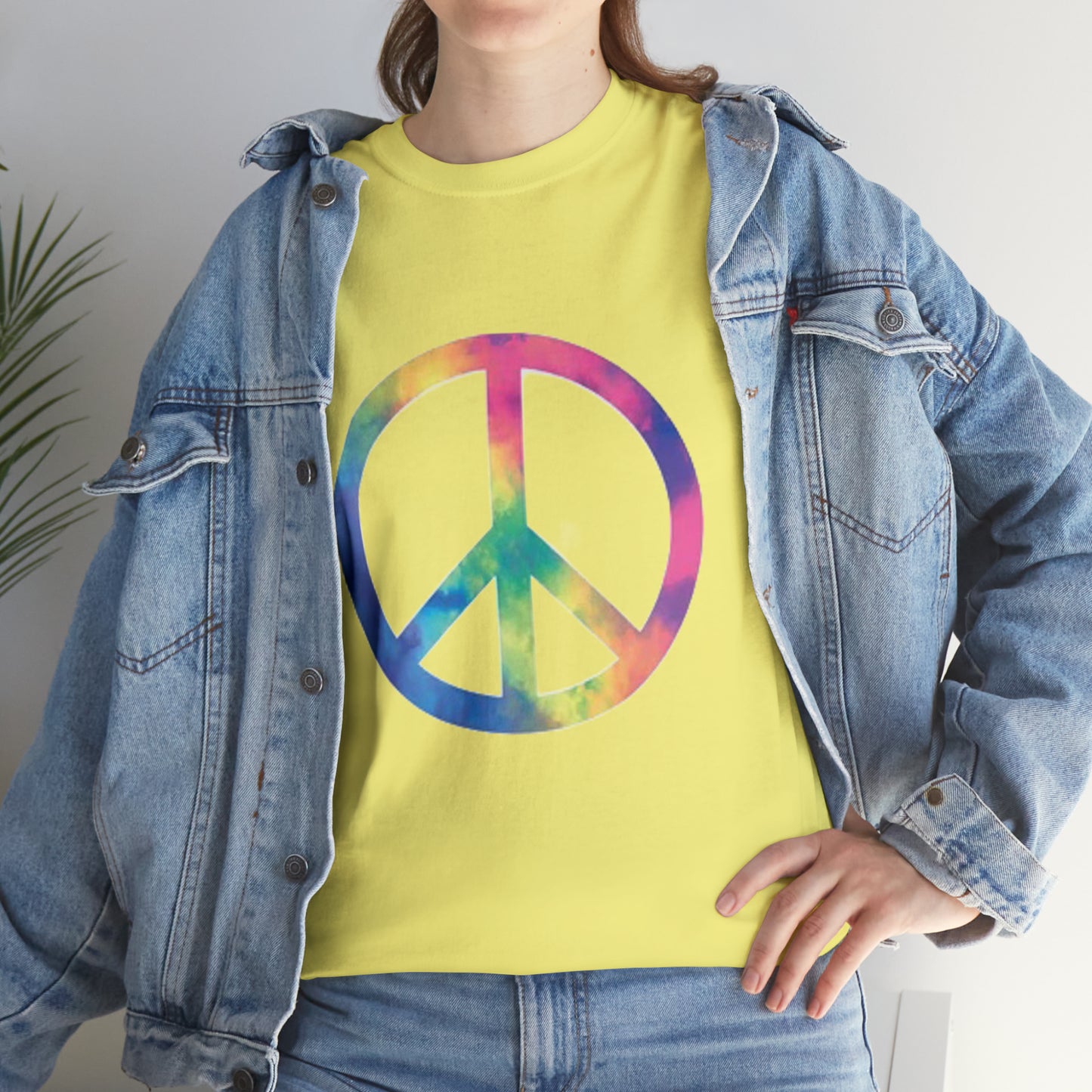 Peace- Unisex Heavy Cotton Tee