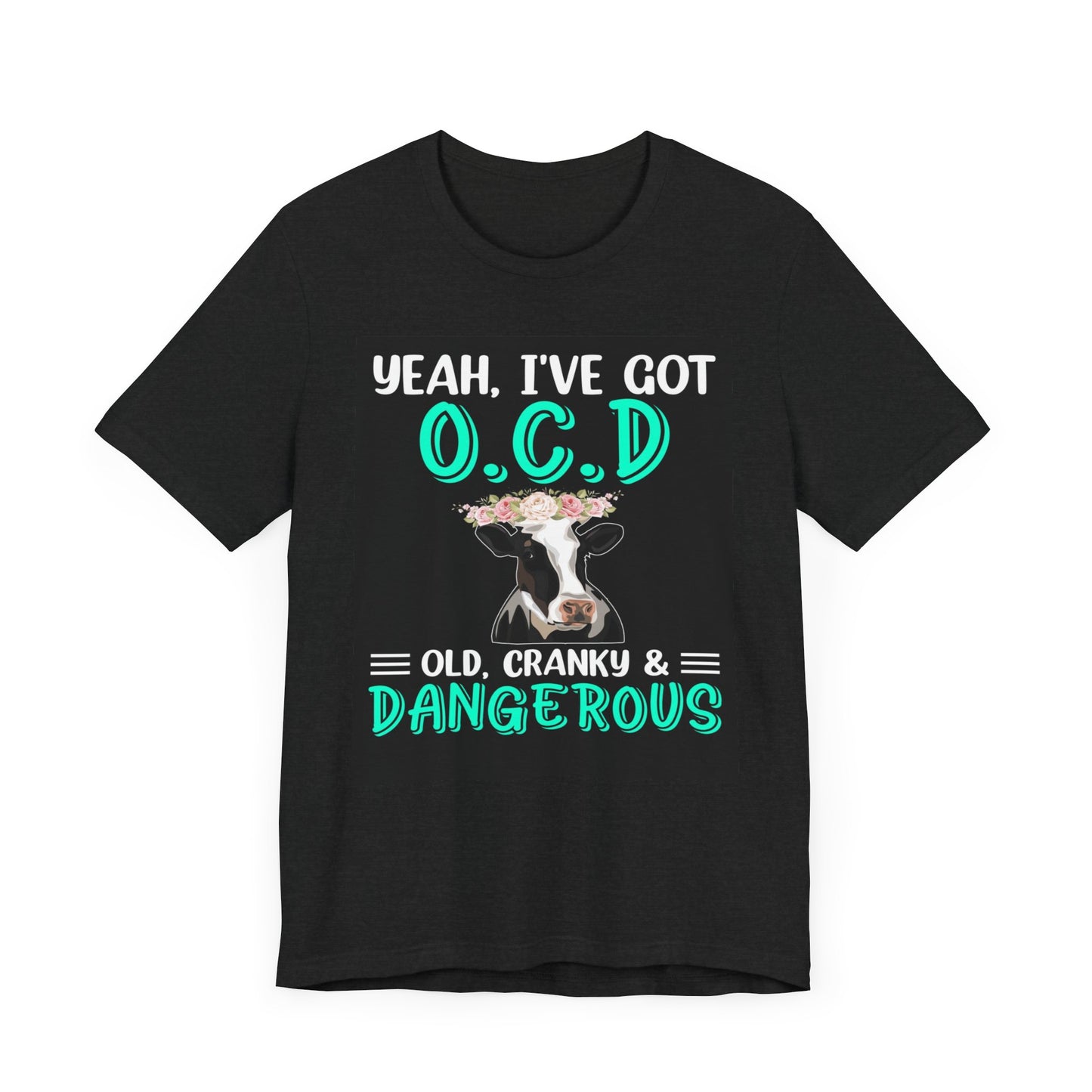O.C.D- funny- Jersey Short Sleeve Tee shirt