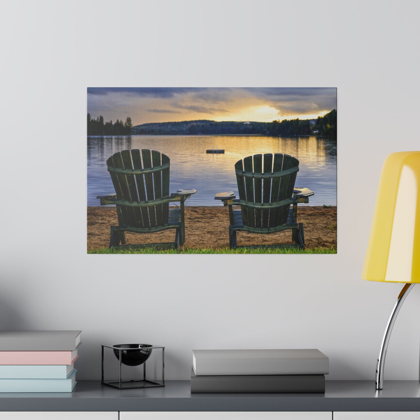 Adirondacks- beach- Matte Canvas, Stretched, 0.75"