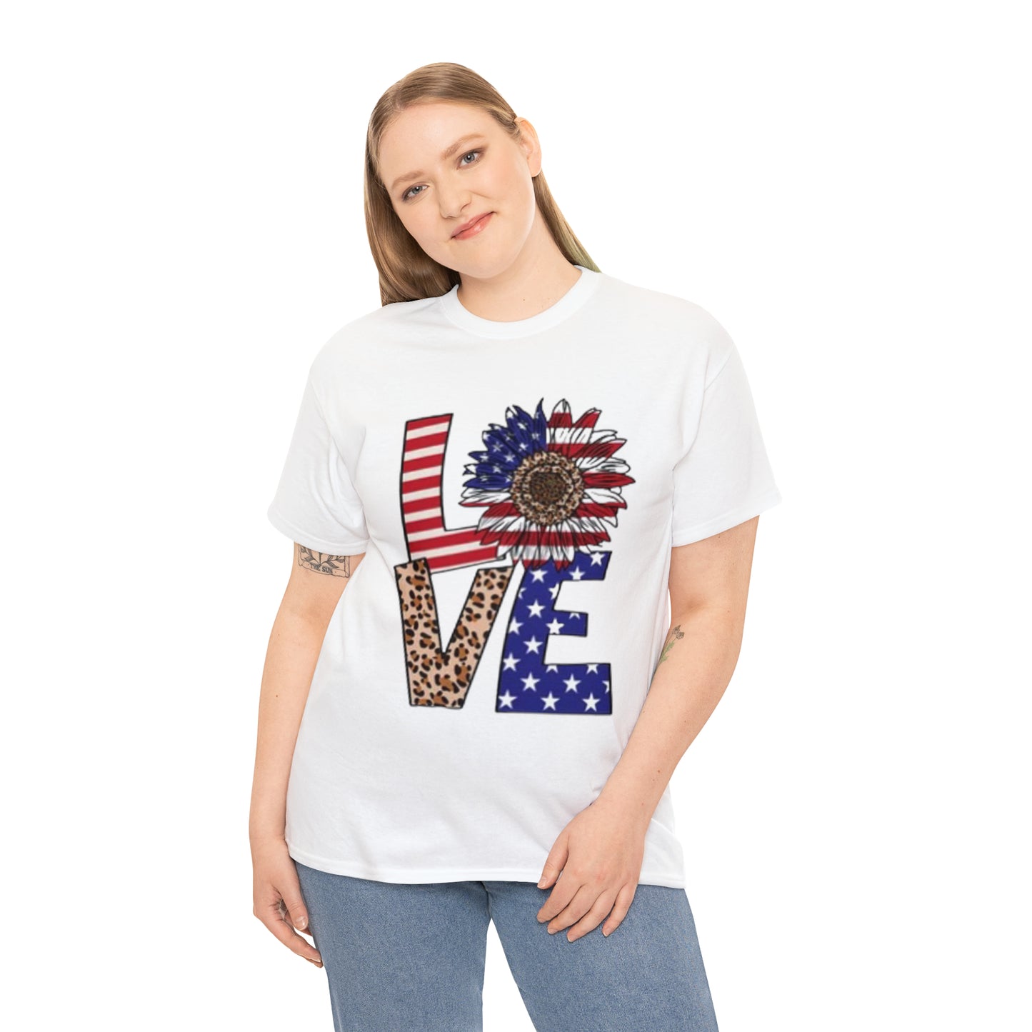 USA love- Heavy Cotton Tee