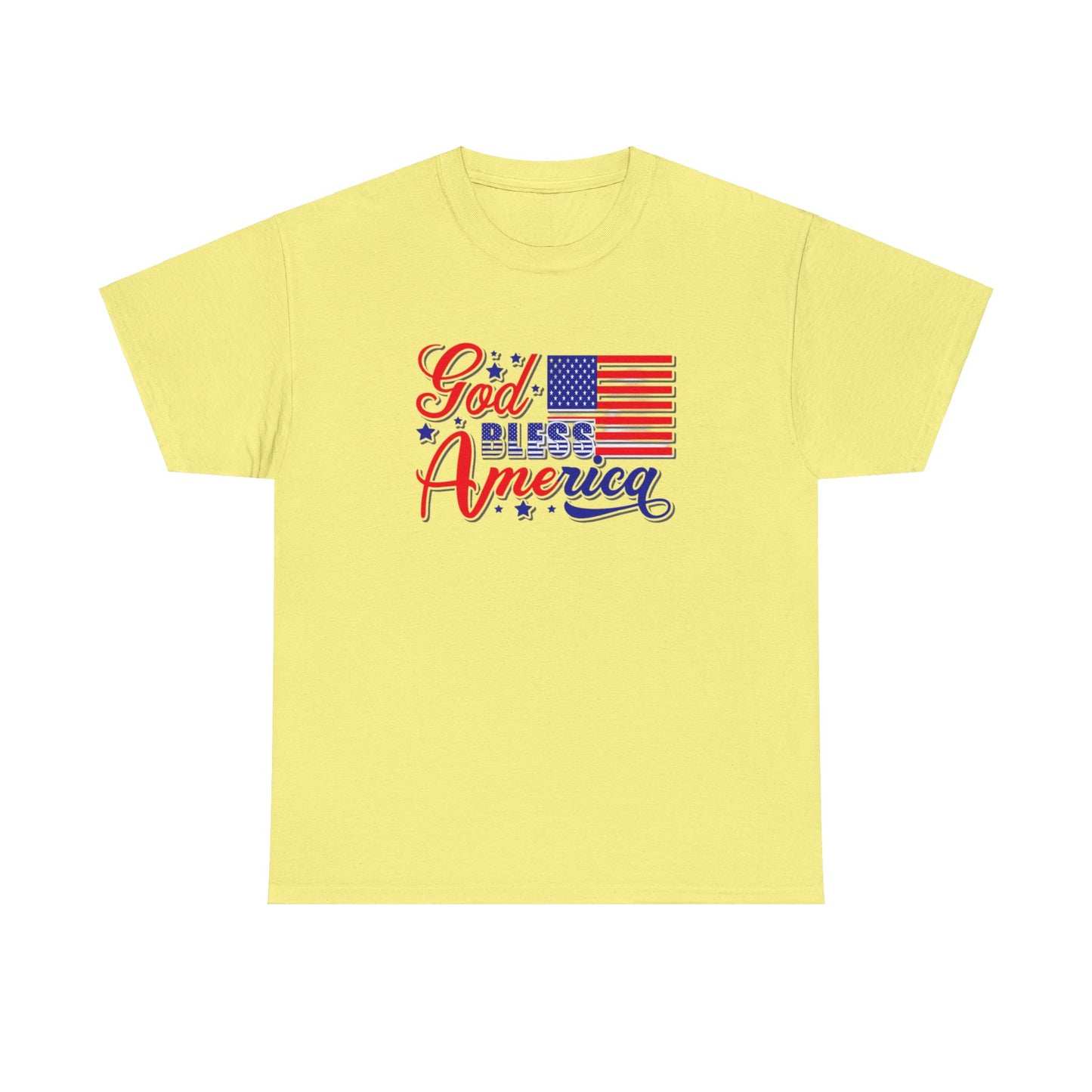 God bless America Heavy Cotton Tee shirt