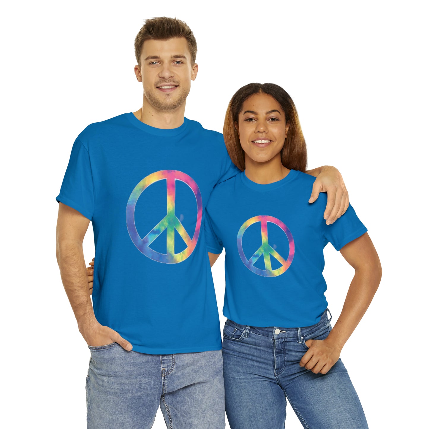 Peace- Unisex Heavy Cotton Tee