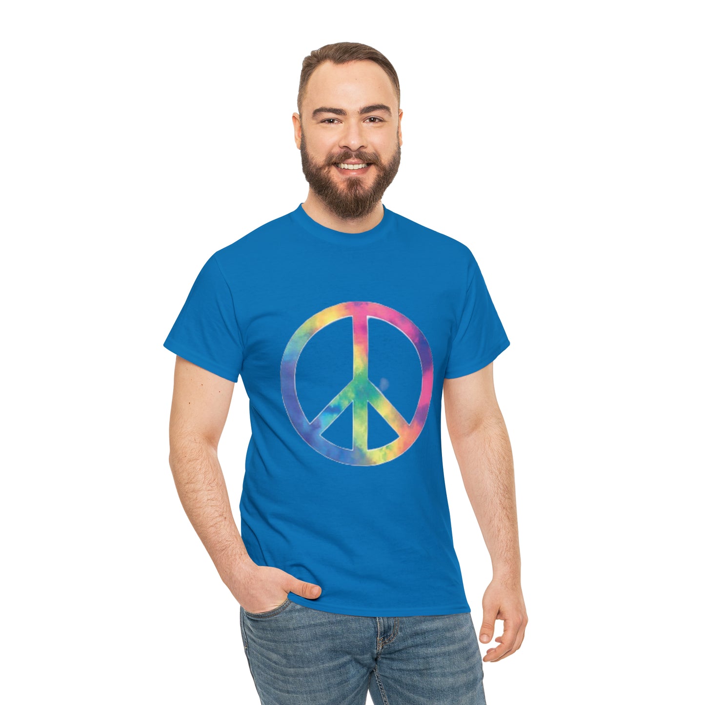 Peace- Unisex Heavy Cotton Tee