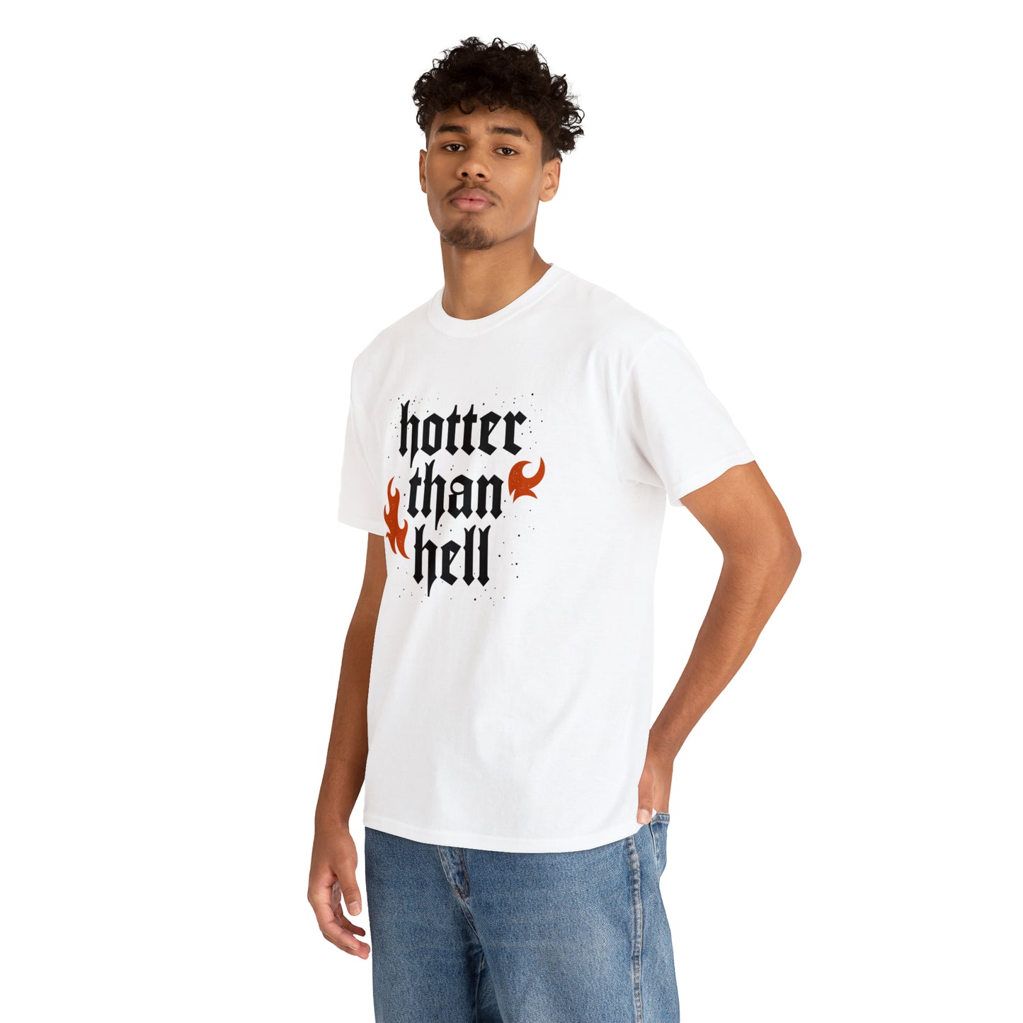 Hotter than hell- Unisex Heavy Cotton Tee