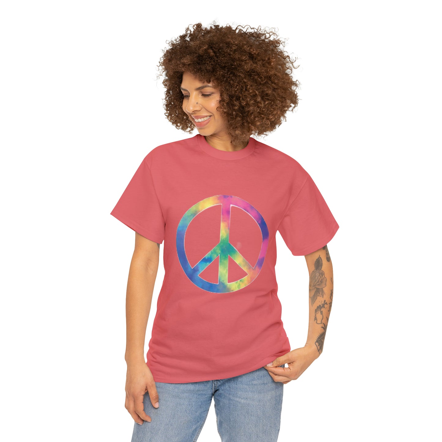 Peace- Unisex Heavy Cotton Tee
