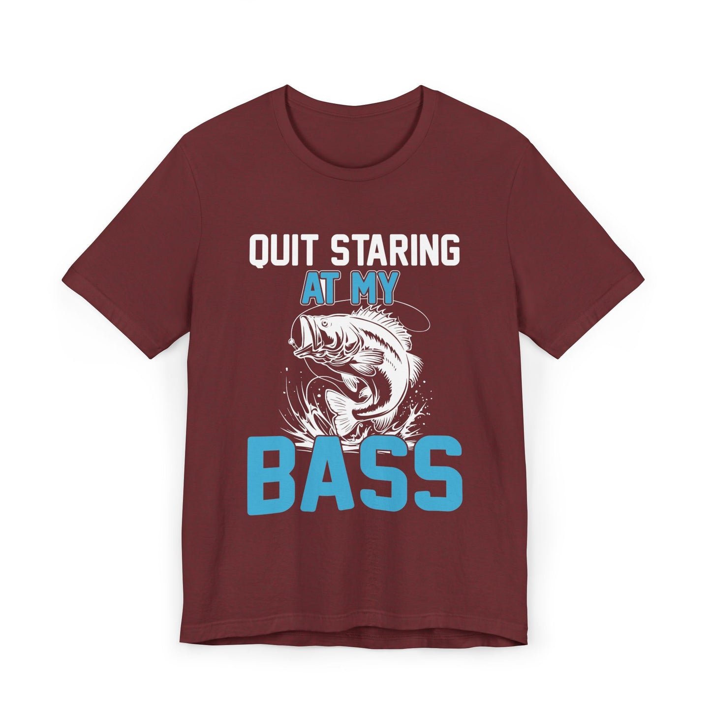 Bass Lover Unisex Jersey T-Shirt - Fun Fishing Tee, Gift for Anglers, Casual Wear, Music Lover Shirt, Summer Fashion