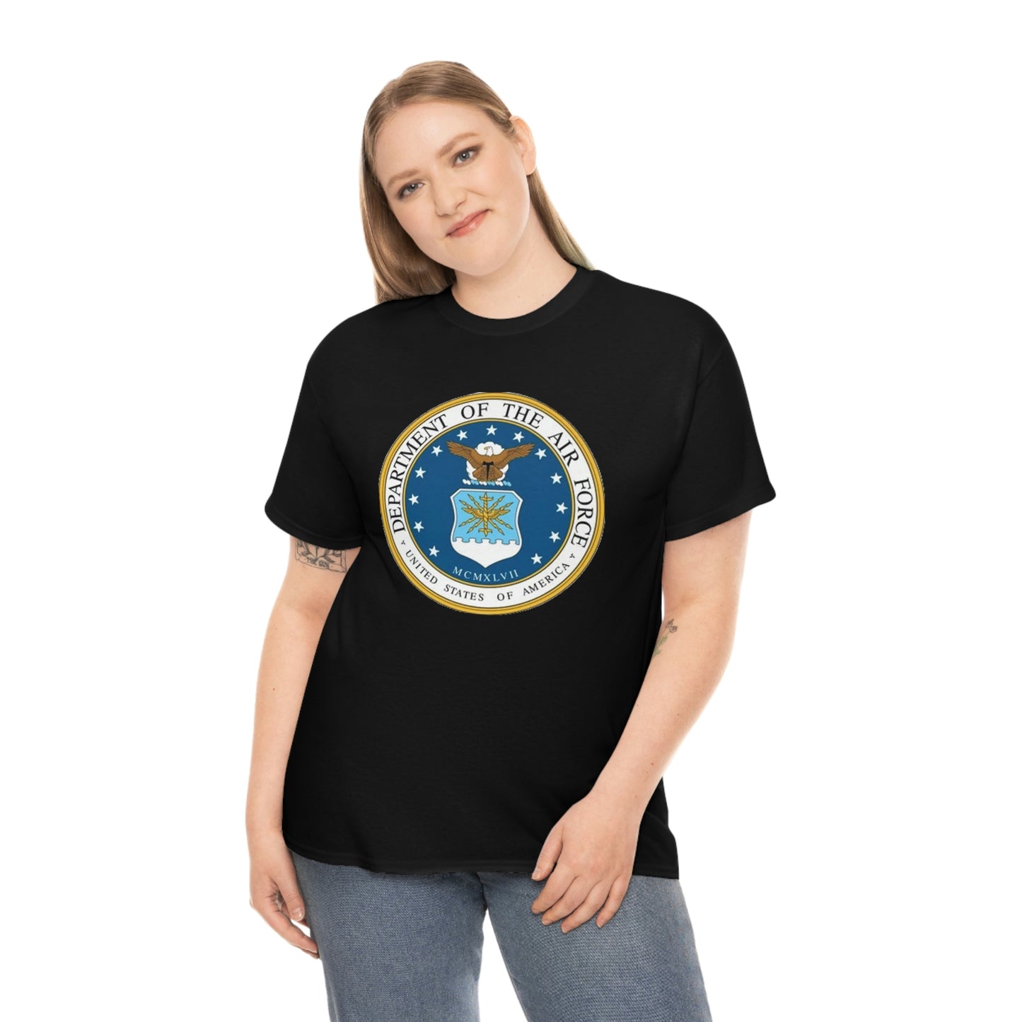 Air Force- Heavy Cotton Tee