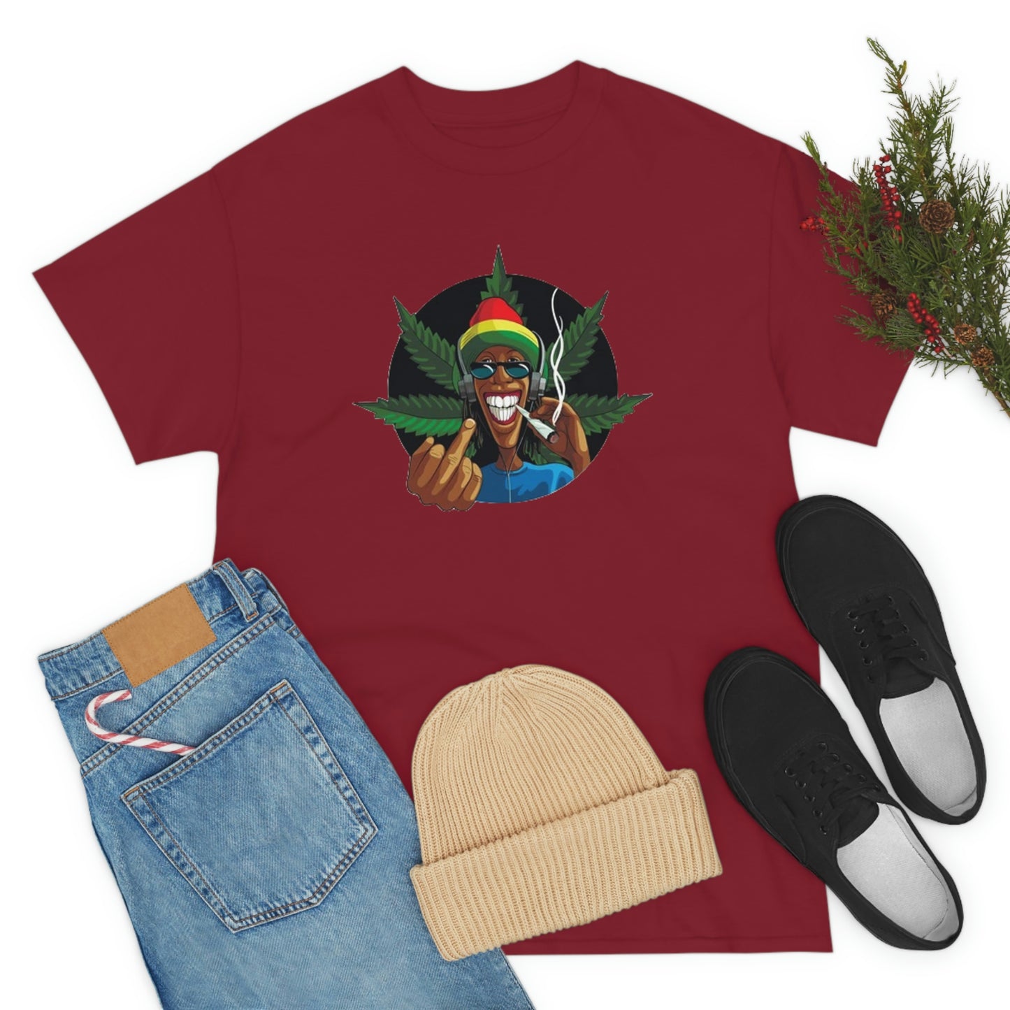 Weed—Heavy Cotton Tee