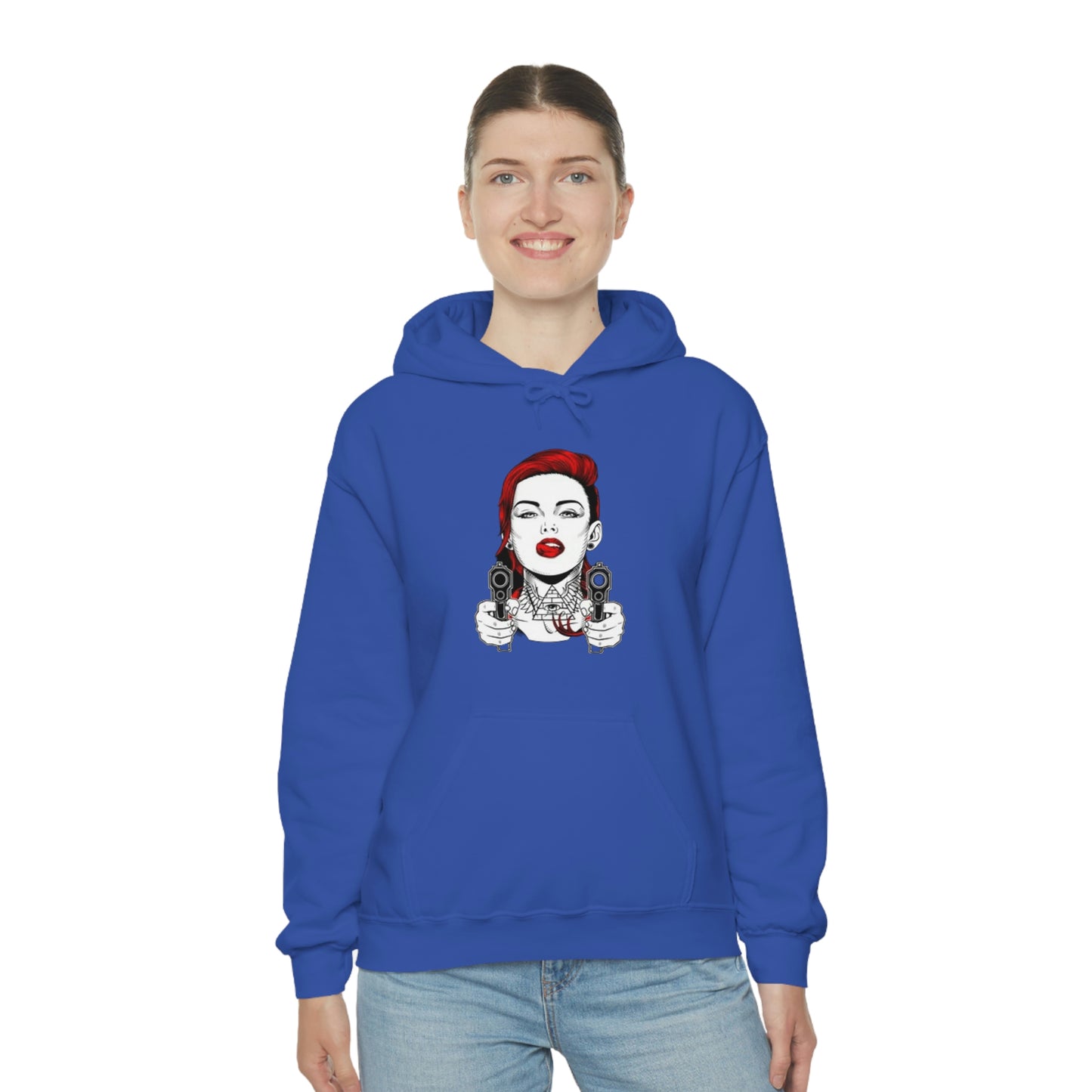 Girl gangster-Heavy Blend™ Hooded Sweatshirt