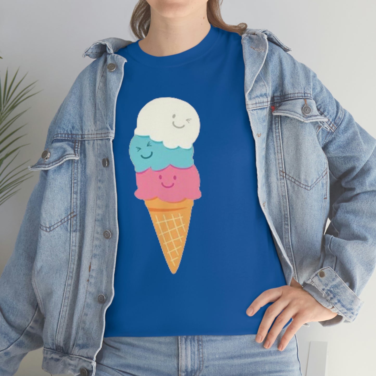 Ice cream- Unisex Heavy Cotton Tee