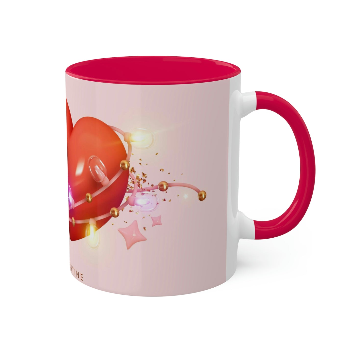 Heart coffee Mugs, 11oz