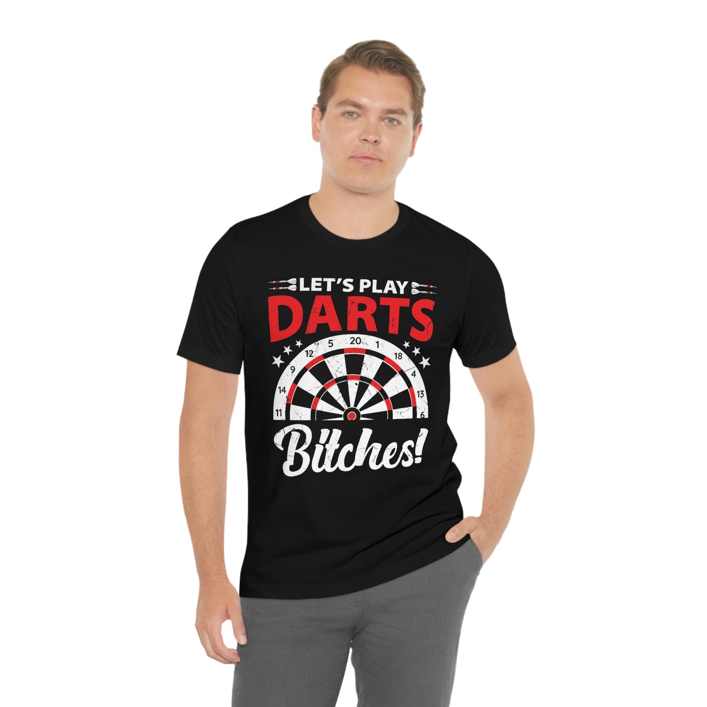 Darts— Unisex Jersey Short Sleeve Tee