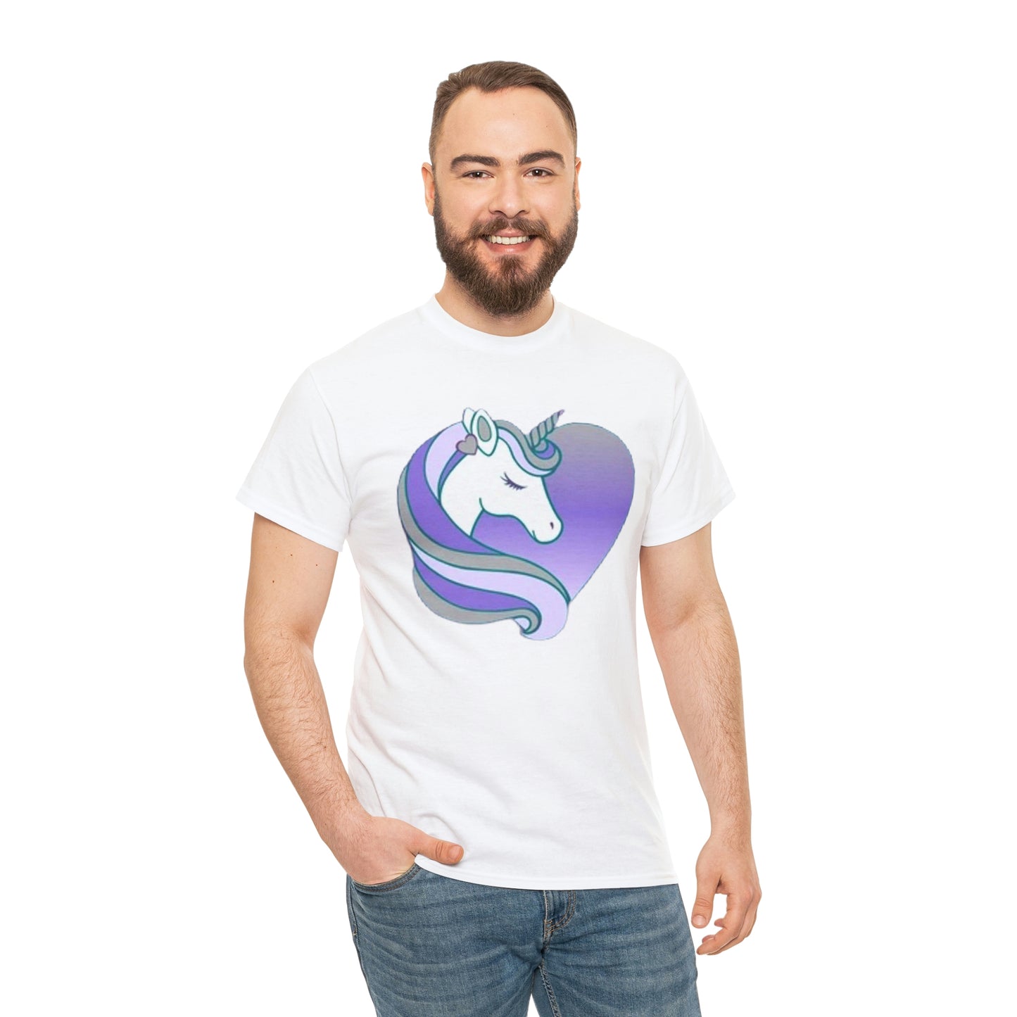 I am unicorn- Heavy Cotton Tee
