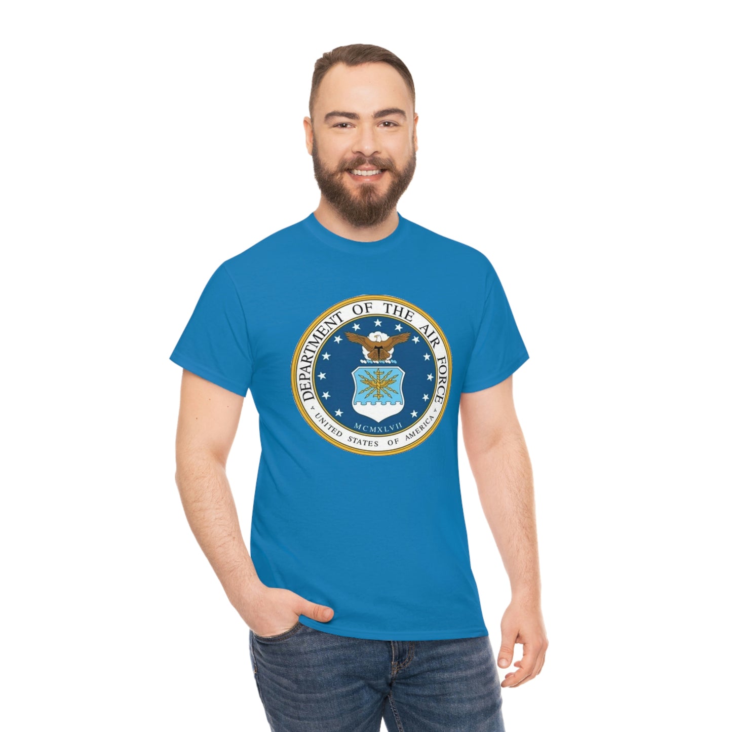 Air Force- Heavy Cotton Tee