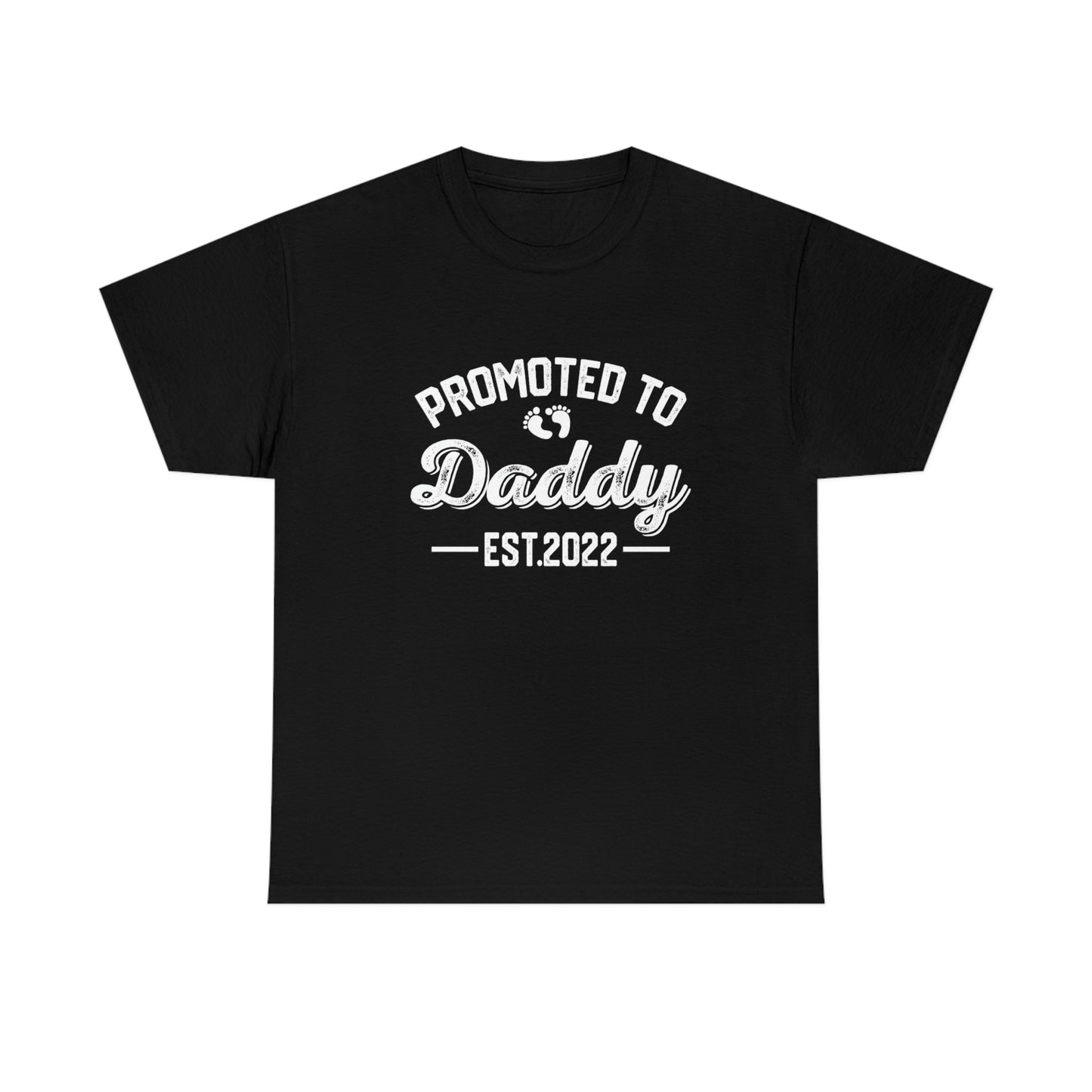 Promoted to daddy- Heavy Cotton Tee