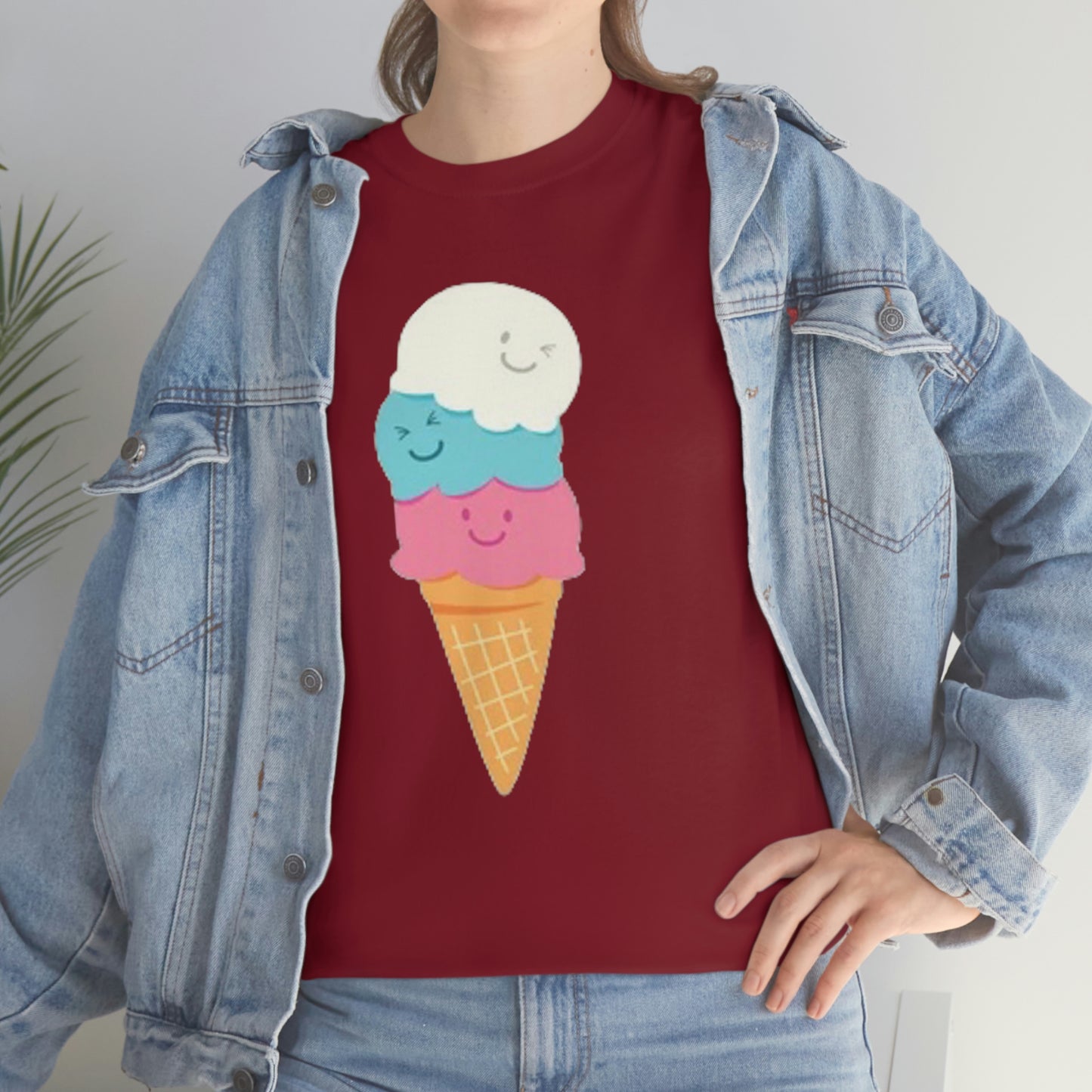 Ice cream- Unisex Heavy Cotton Tee