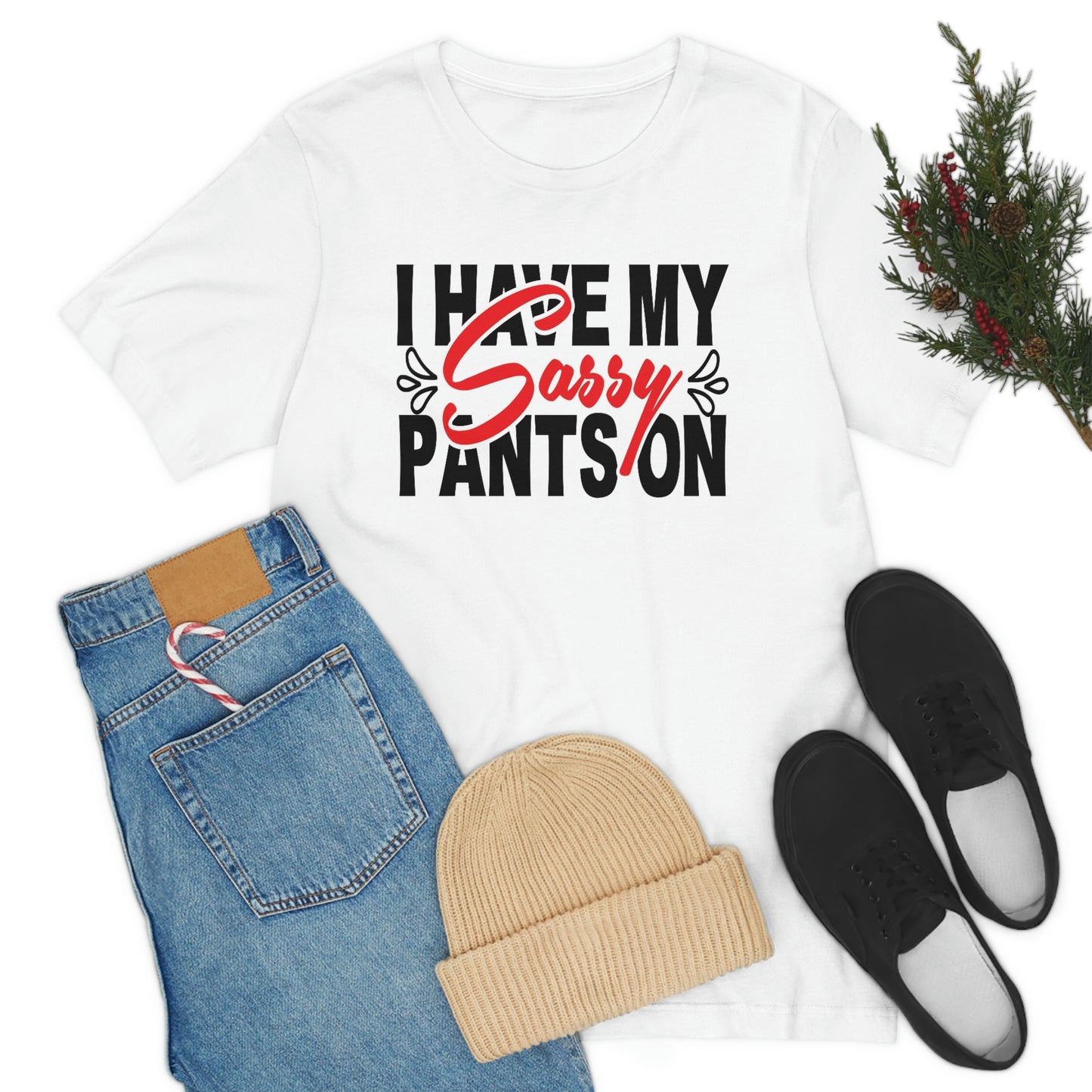 Sassy pants- Jersey Short Sleeve Tee