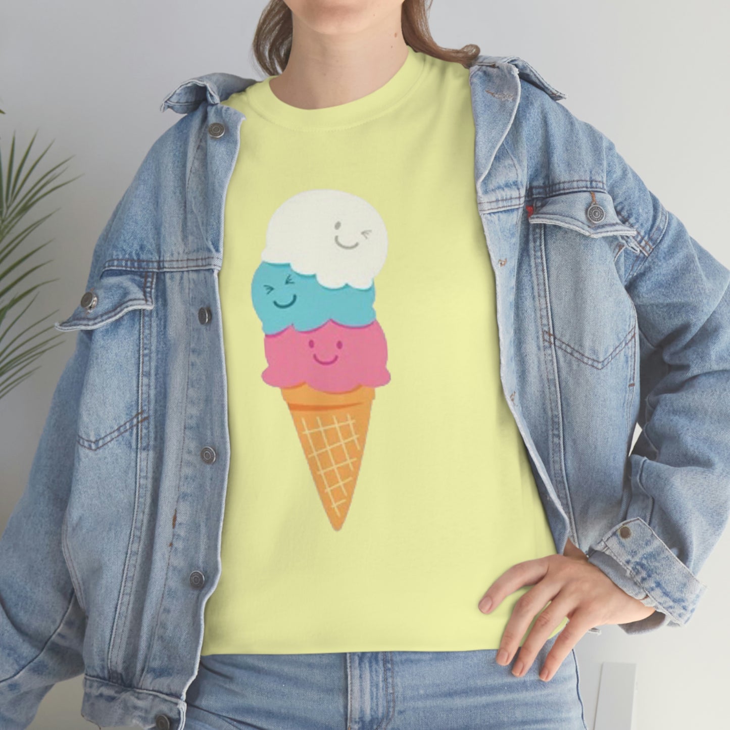 Ice cream- Unisex Heavy Cotton Tee