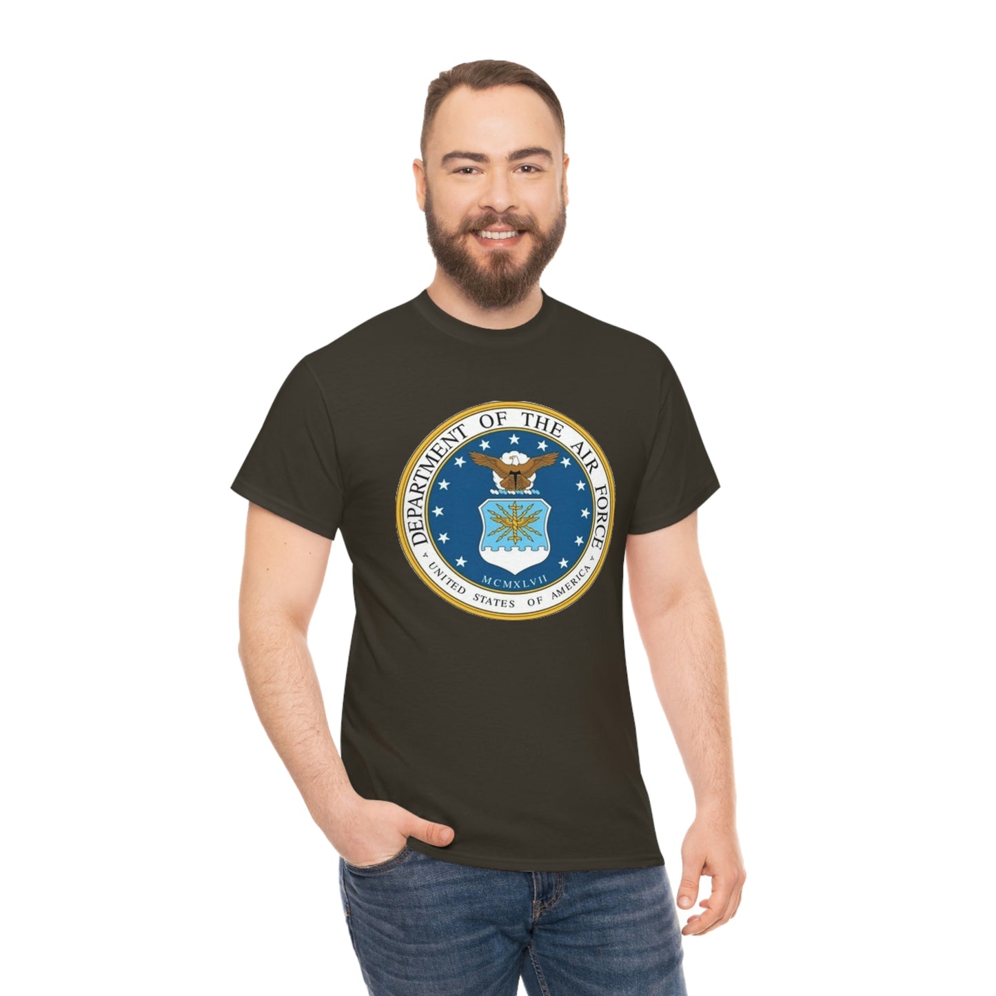Air Force- Heavy Cotton Tee