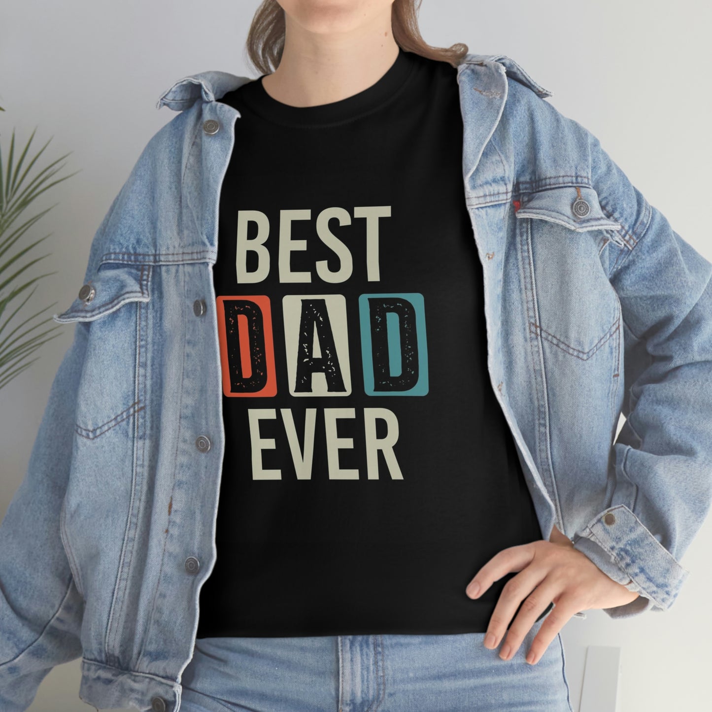 Best dad ever-Heavy Cotton Tee