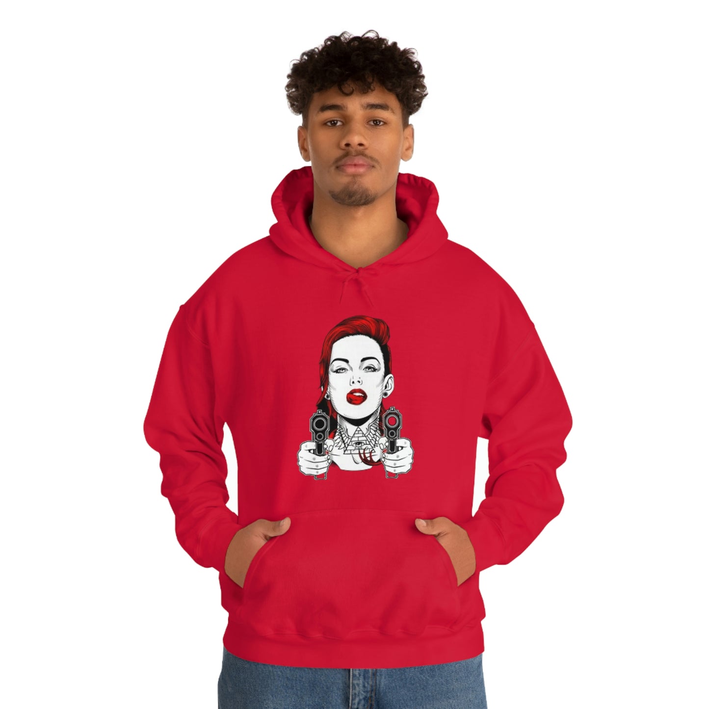 Girl gangster-Heavy Blend™ Hooded Sweatshirt