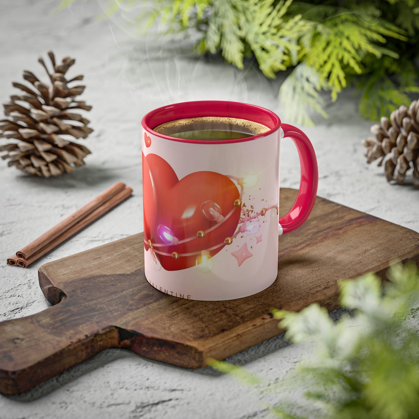 Heart coffee Mugs, 11oz