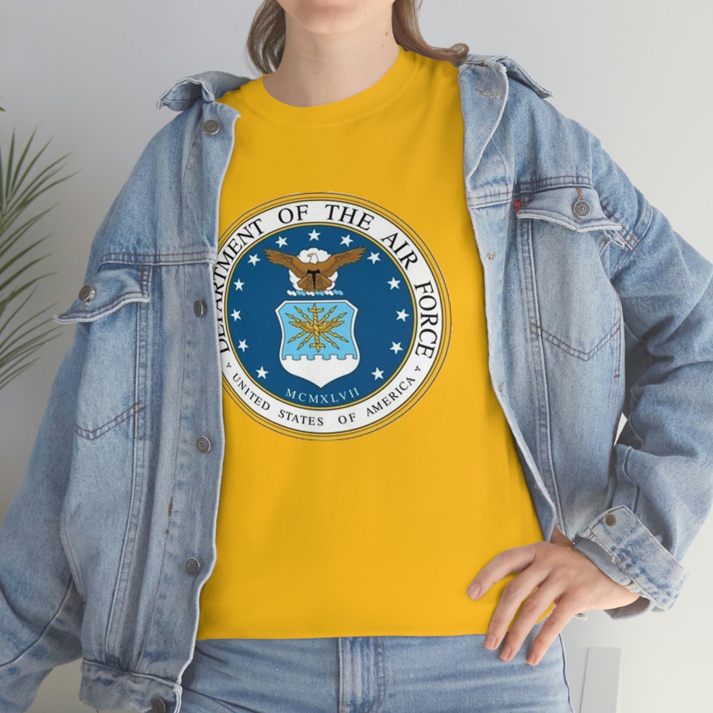 Air Force- Heavy Cotton Tee