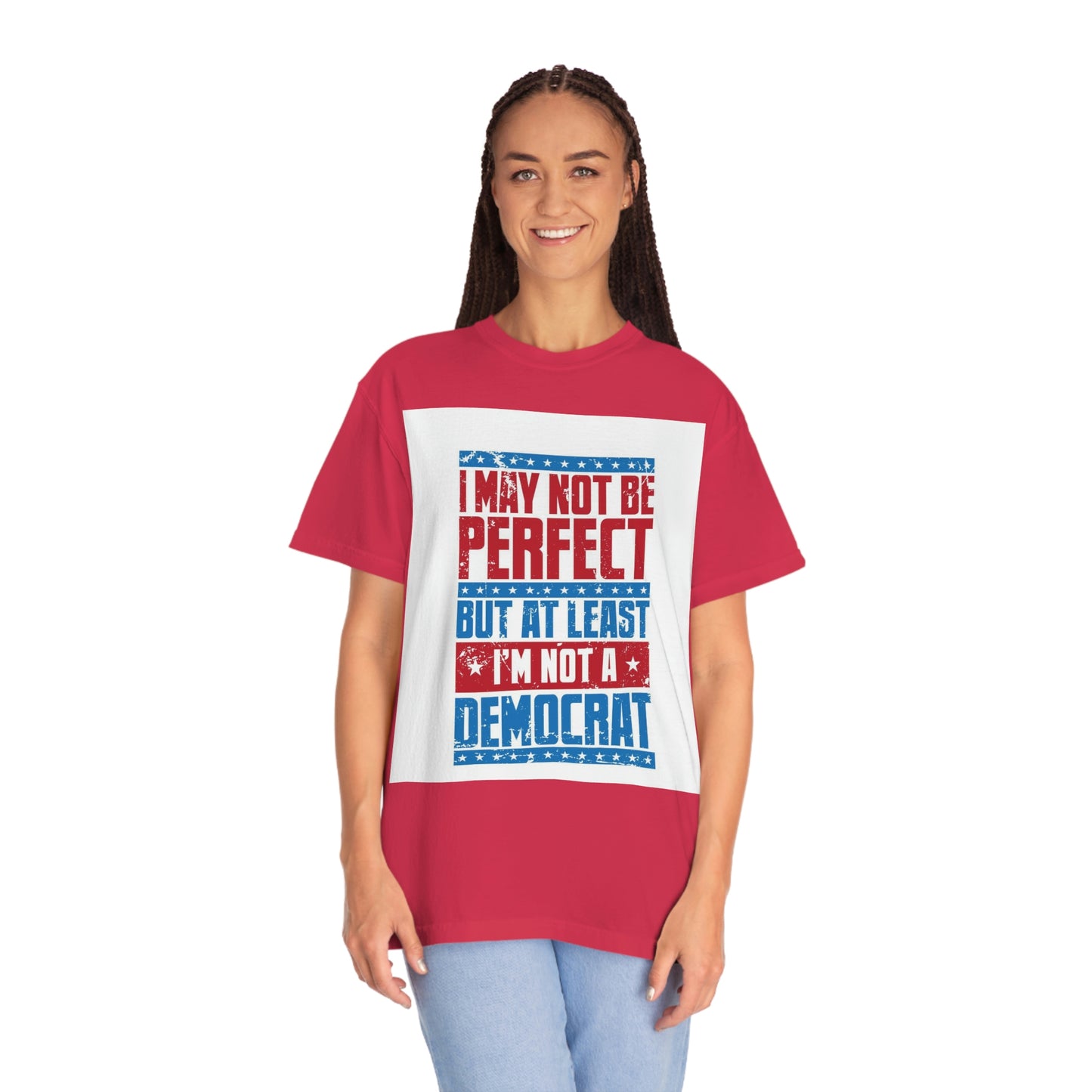 Not a dem- Unisex Garment-Dyed T-shirt